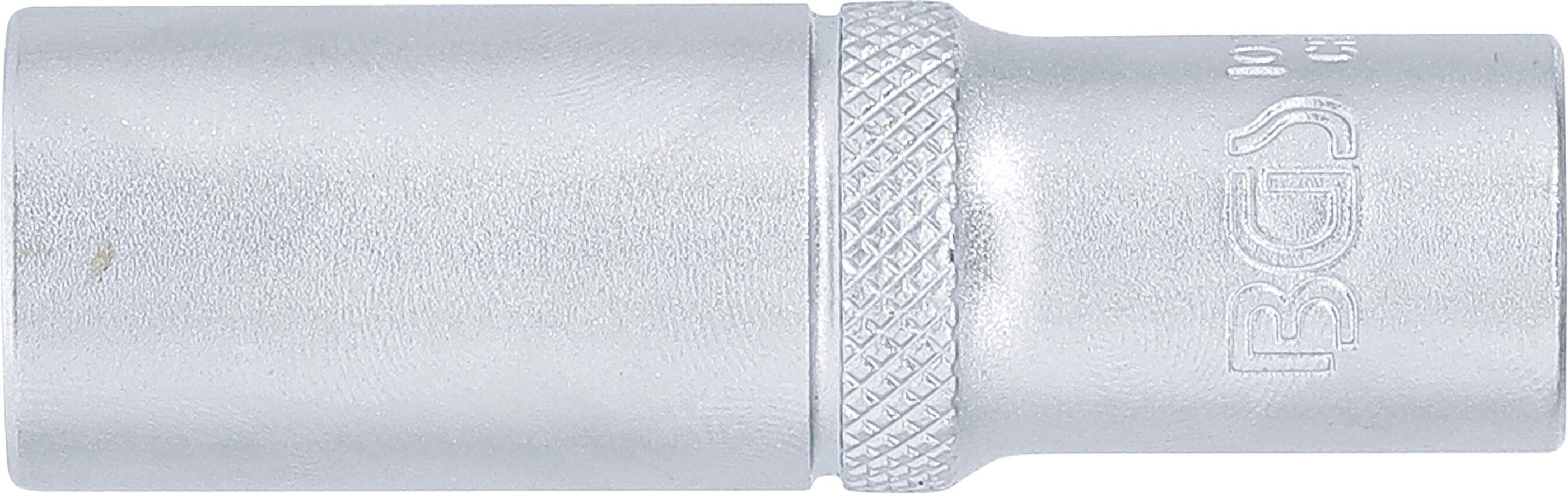 BGS Steckschlüssel-Einsatz Gear Lock, tief | Antrieb Innenvierkant 10 mm (3/8") | SW 14 mm