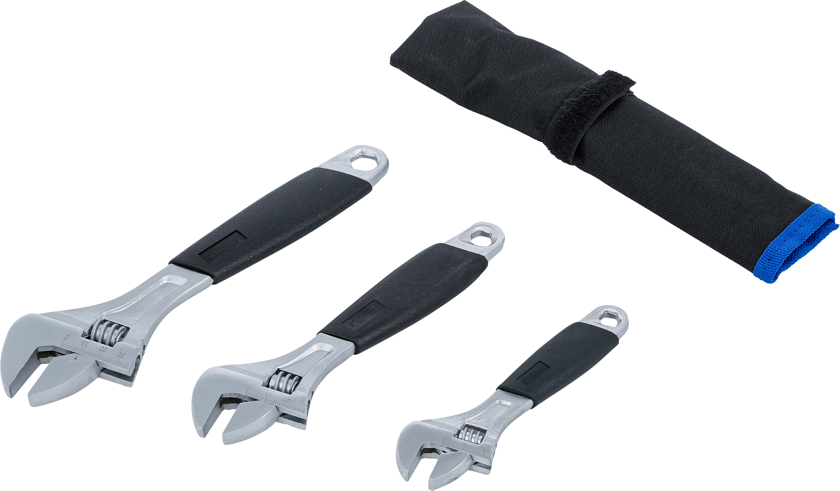 BGS Rollgabelschlüssel-Satz mit Kunststoff-Softgriff | 3-tlg.