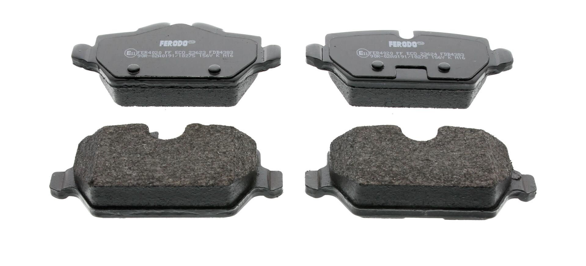 Bremsbelagsatz, Scheibenbremse