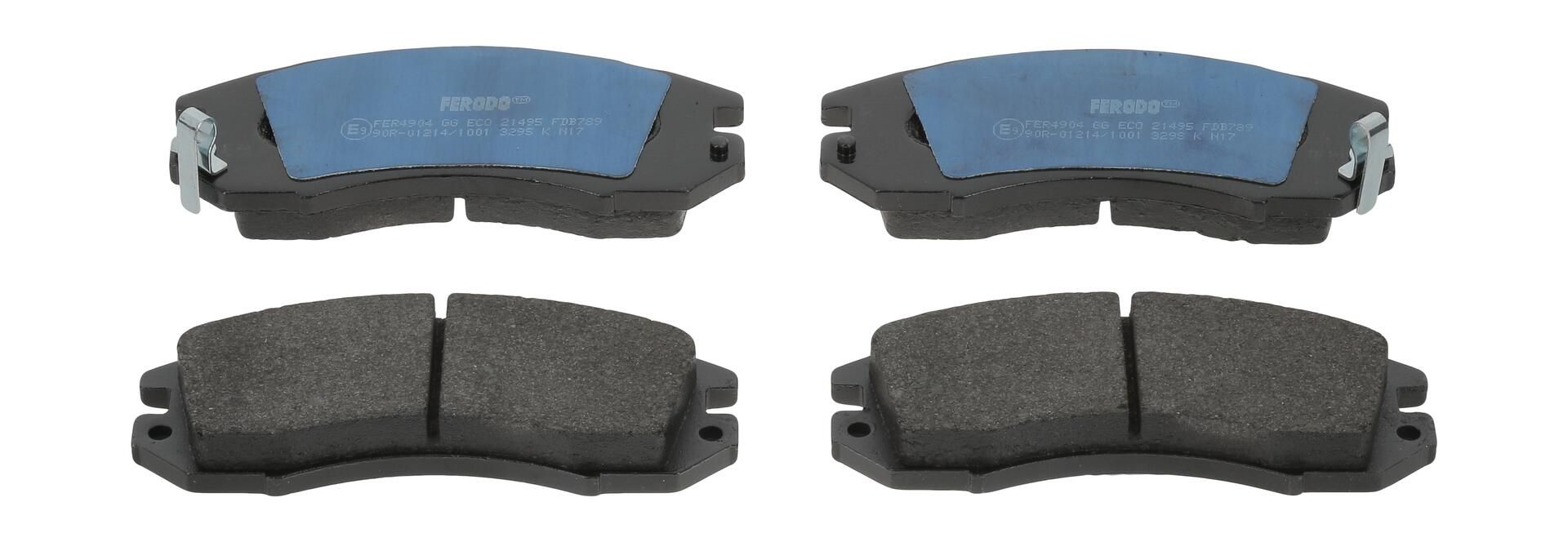 Bremsbelagsatz, Scheibenbremse