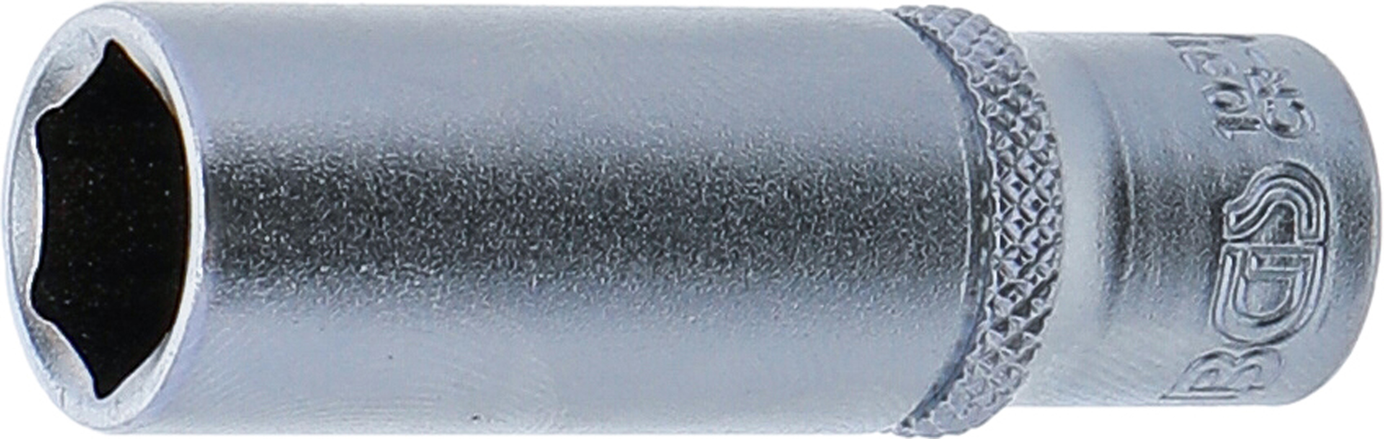 BGS Steckschlüssel-Einsatz Sechskant, tief | Antrieb Innenvierkant 6,3 mm (1/4") | SW 11 mm