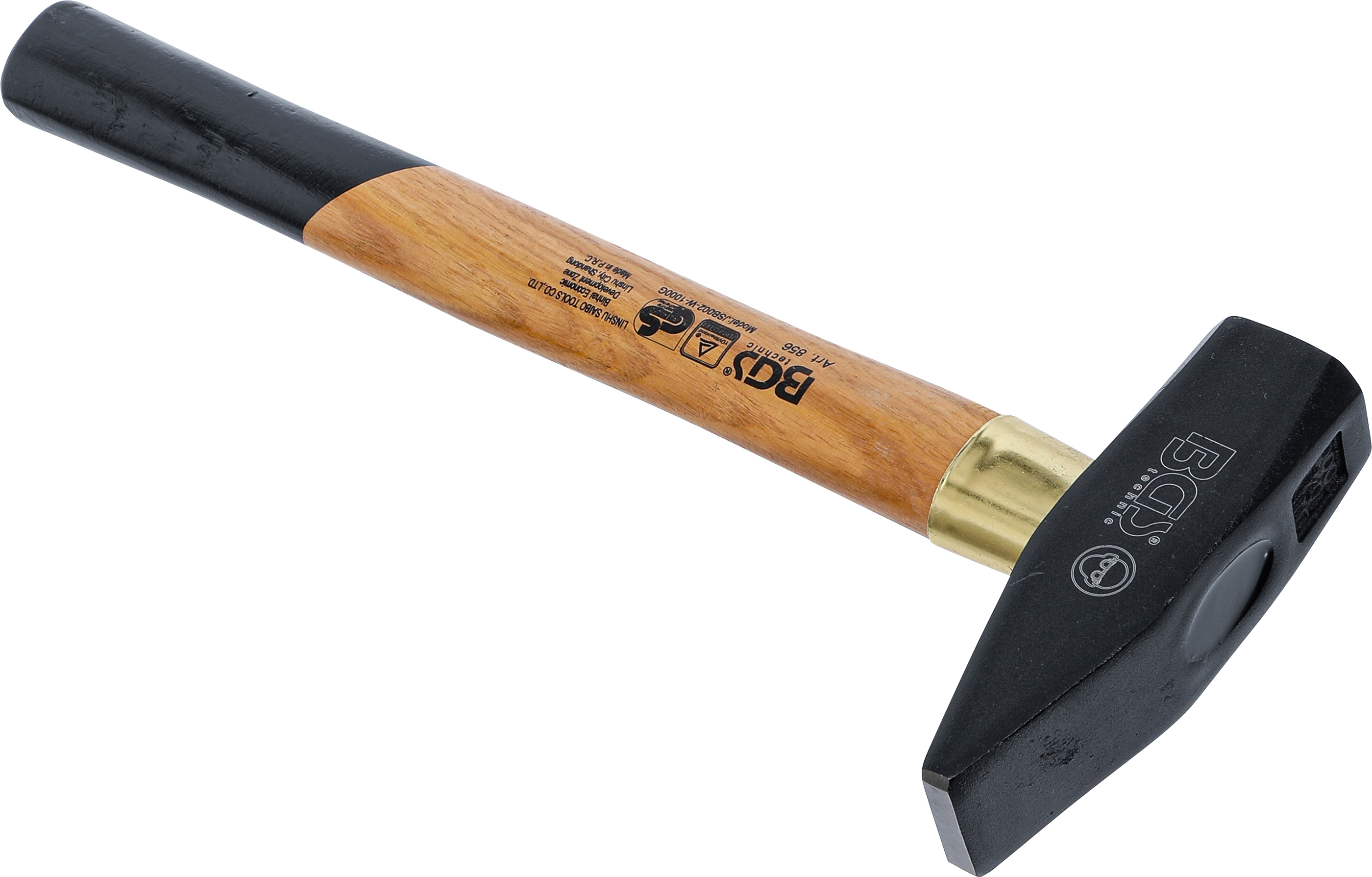 BGS Schlosserhammer | Holz-Stiel | DIN 1041 | 1000 g