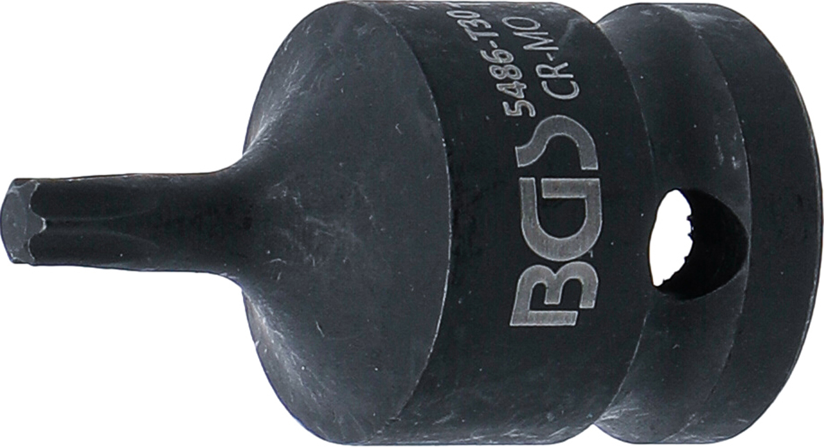 BGS Kraft-Bit-Einsatz | Länge 42 mm | Antrieb Innenvierkant 12,5 mm (1/2") | T-Profil (für Torx) T30