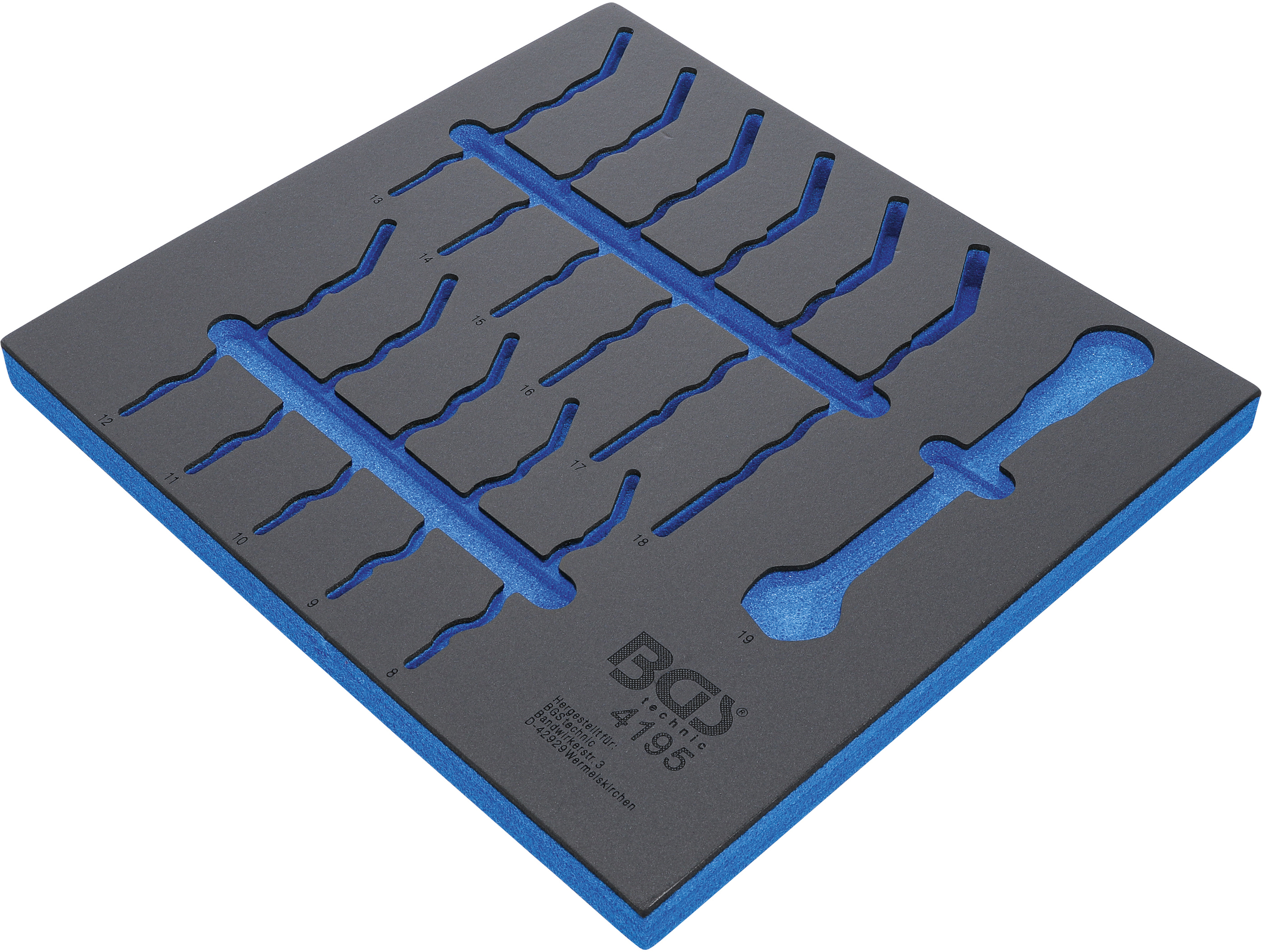 BGS Werkstattwageneinlage 2/3 | leer | für Art. 4195