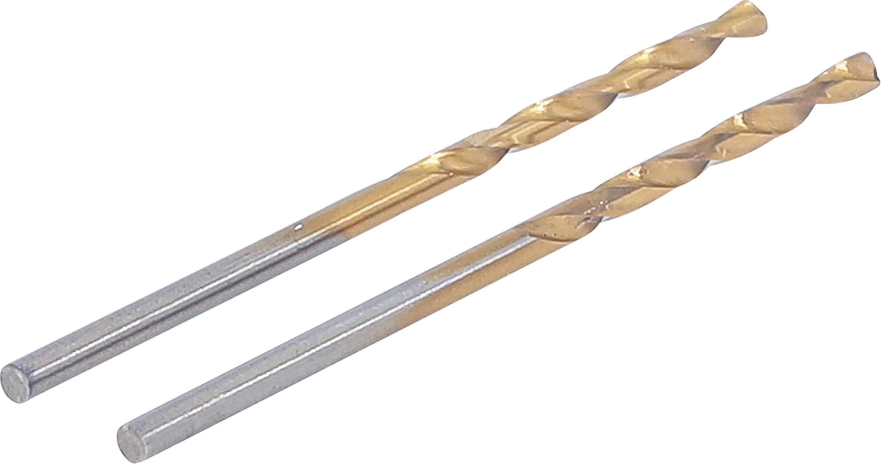 BGS Spiralbohrer | HSS-G | titan-nitriert | 2,0 mm | 2-tlg.