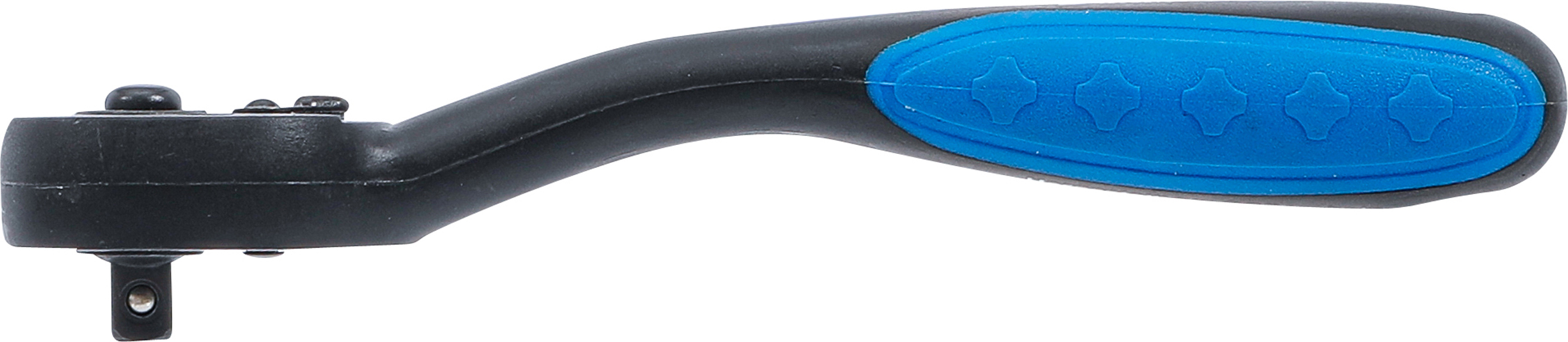 BGS Umschaltknarre, kunststoff-ummantelt | Abtrieb Außenvierkant 6,3 mm (1/4")