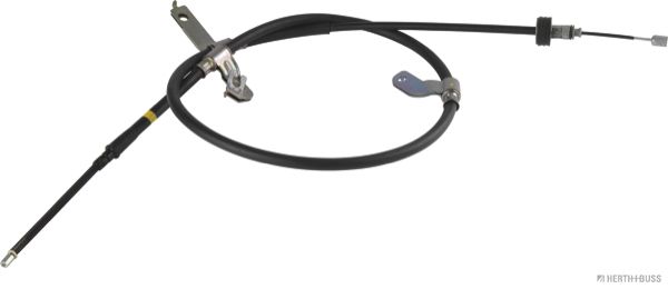 Handbremsseil hinten L (1590mm, bremsen: Trommel) passt zu: KIA RIO III 1.1D-1.4D 06.11-