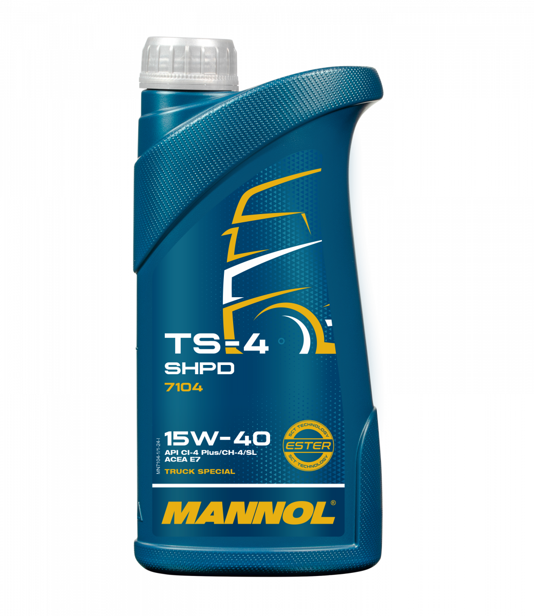 15W-40 Mannol 7104 TS-4 SHPD Extra Motoröl 1 Liter