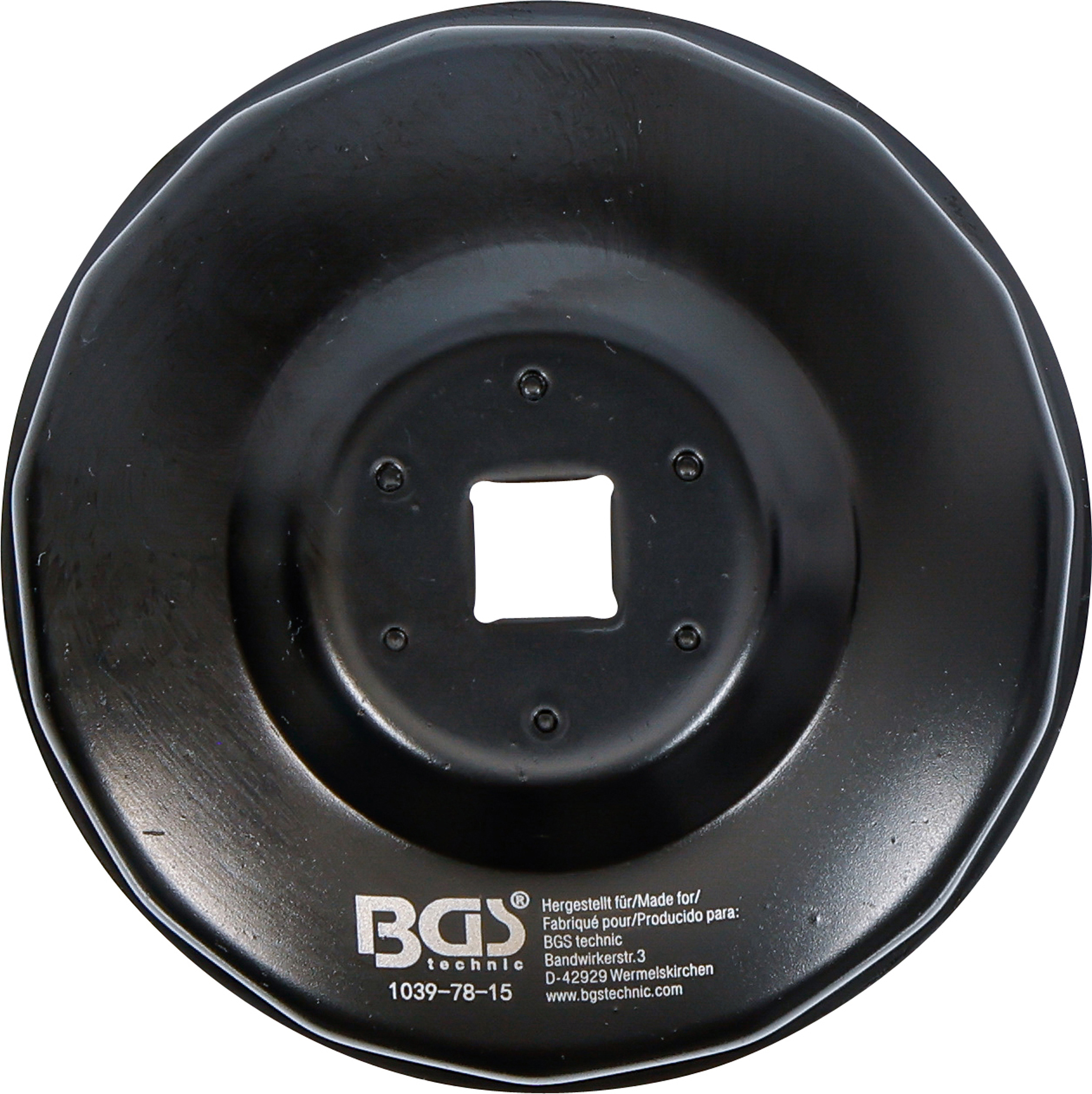 BGS Ölfilterschlüssel | 15-kant | Ø 78 mm | für Ford, Nissan, Toyota