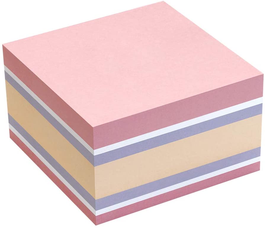 Info Notes Sticky Notes Haftnotizen Lachsfarben Mix 75x75 mm 450 Blatt