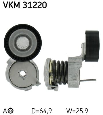 Riemenspanner, Keilrippenriemen