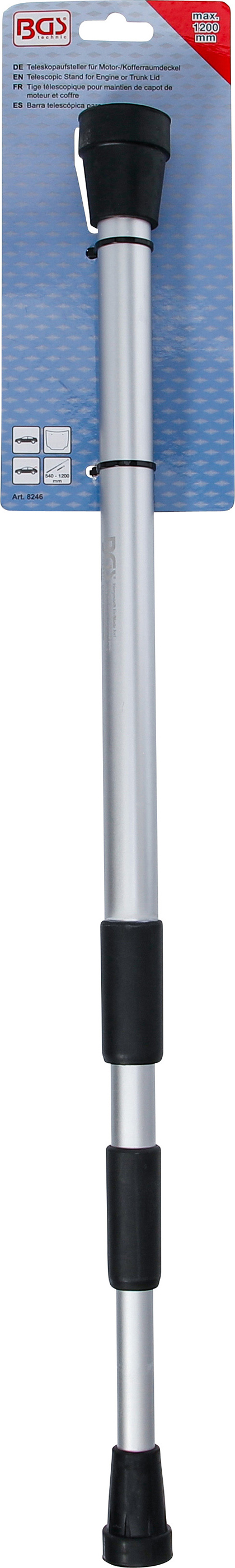 BGS Teleskopaufsteller für Motor-/Kofferraumdeckel