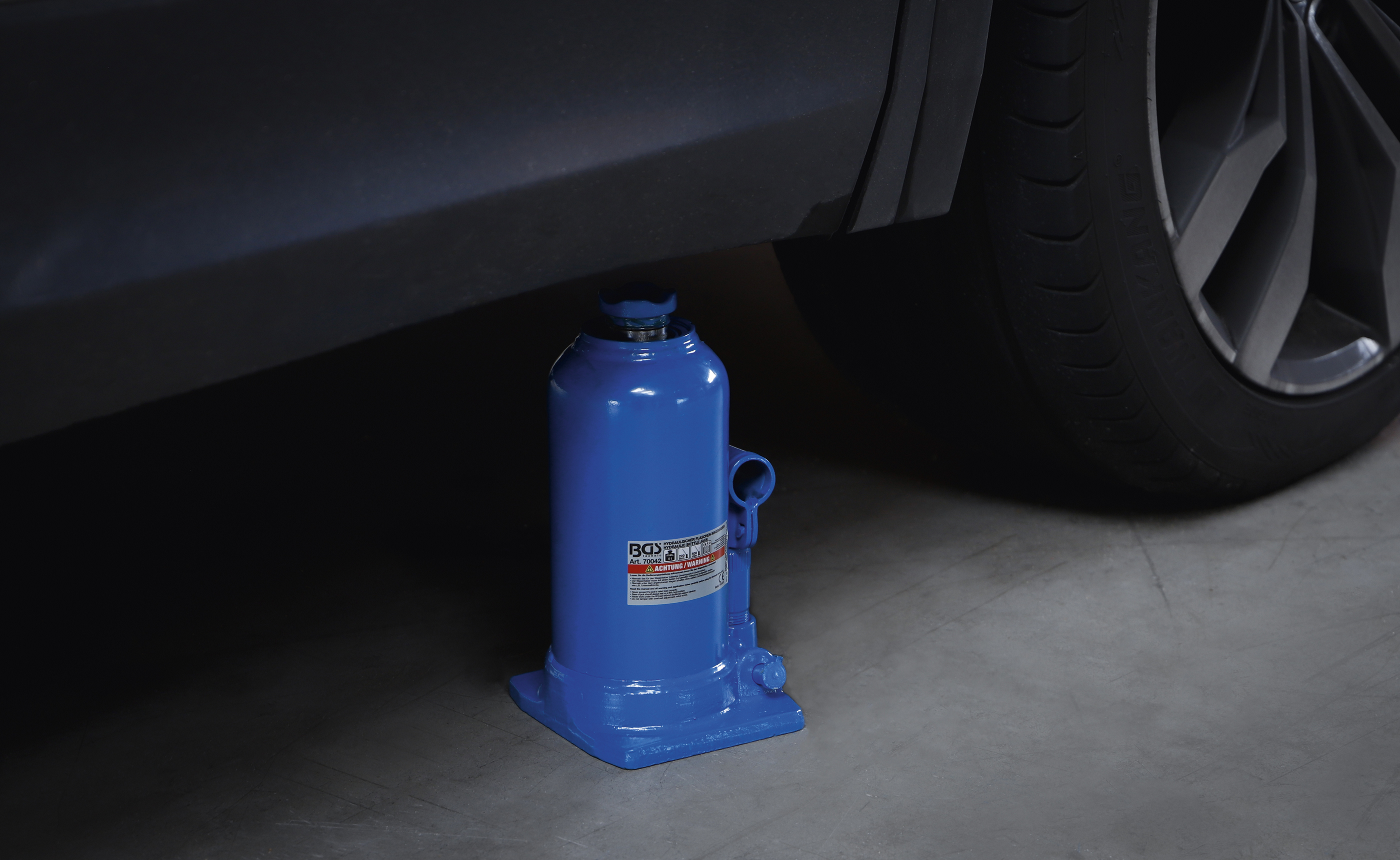 BGS Hydraulischer Flaschen-Wagenheber | mit Doppelkolben | 5 t