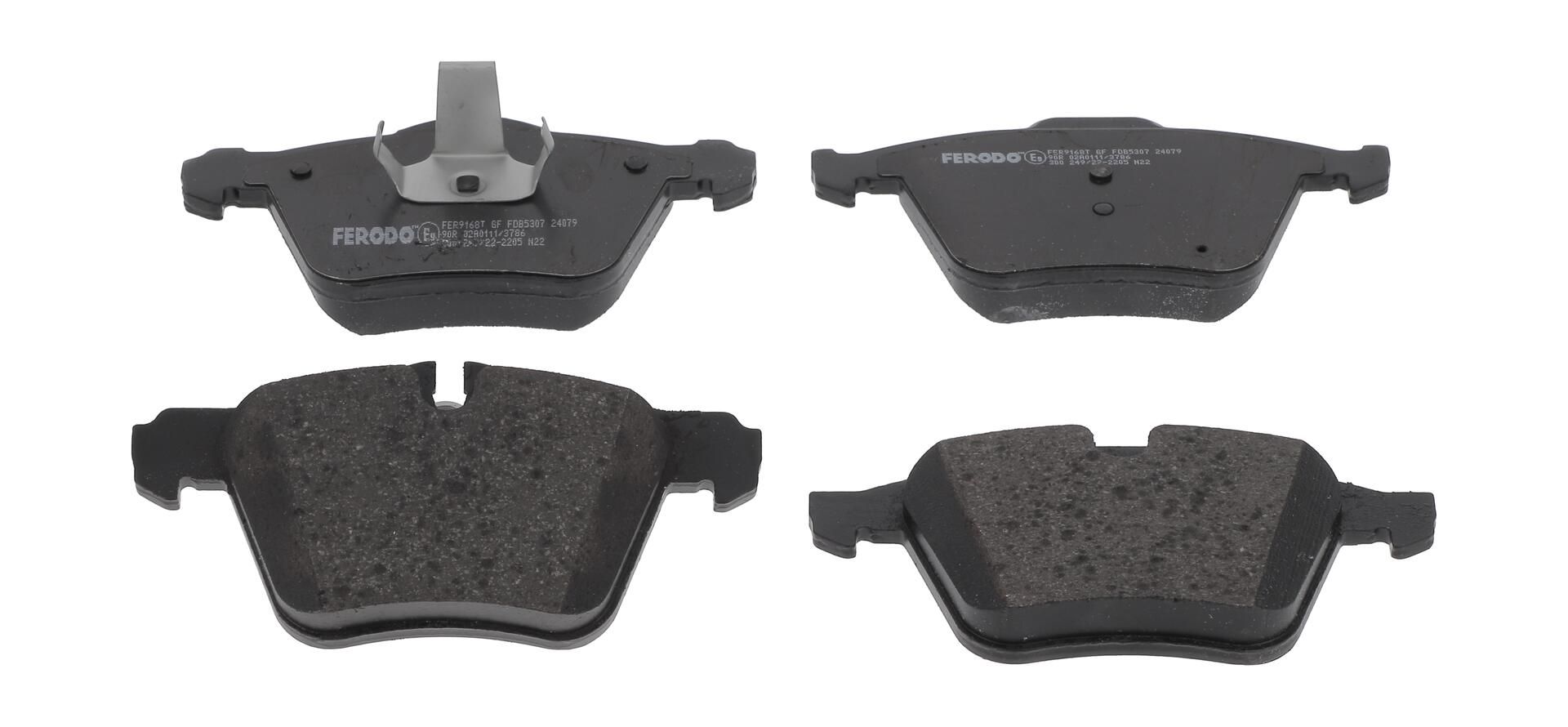 Bremsbelagsatz, Scheibenbremse