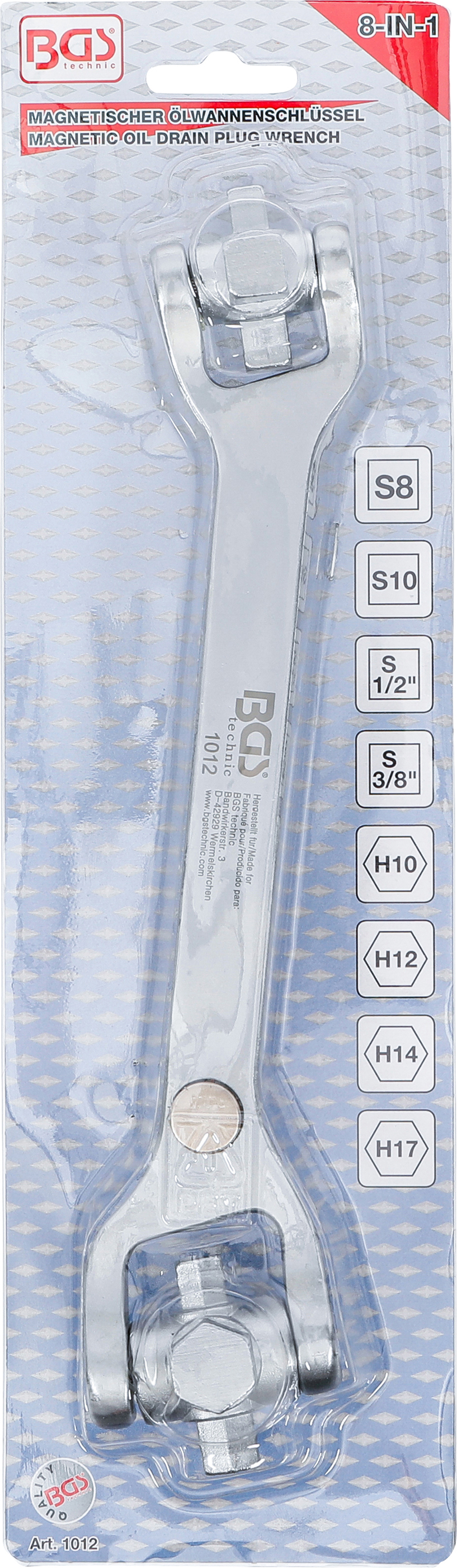 BGS Spezial-Ölwannenschlüssel "8-IN-1"