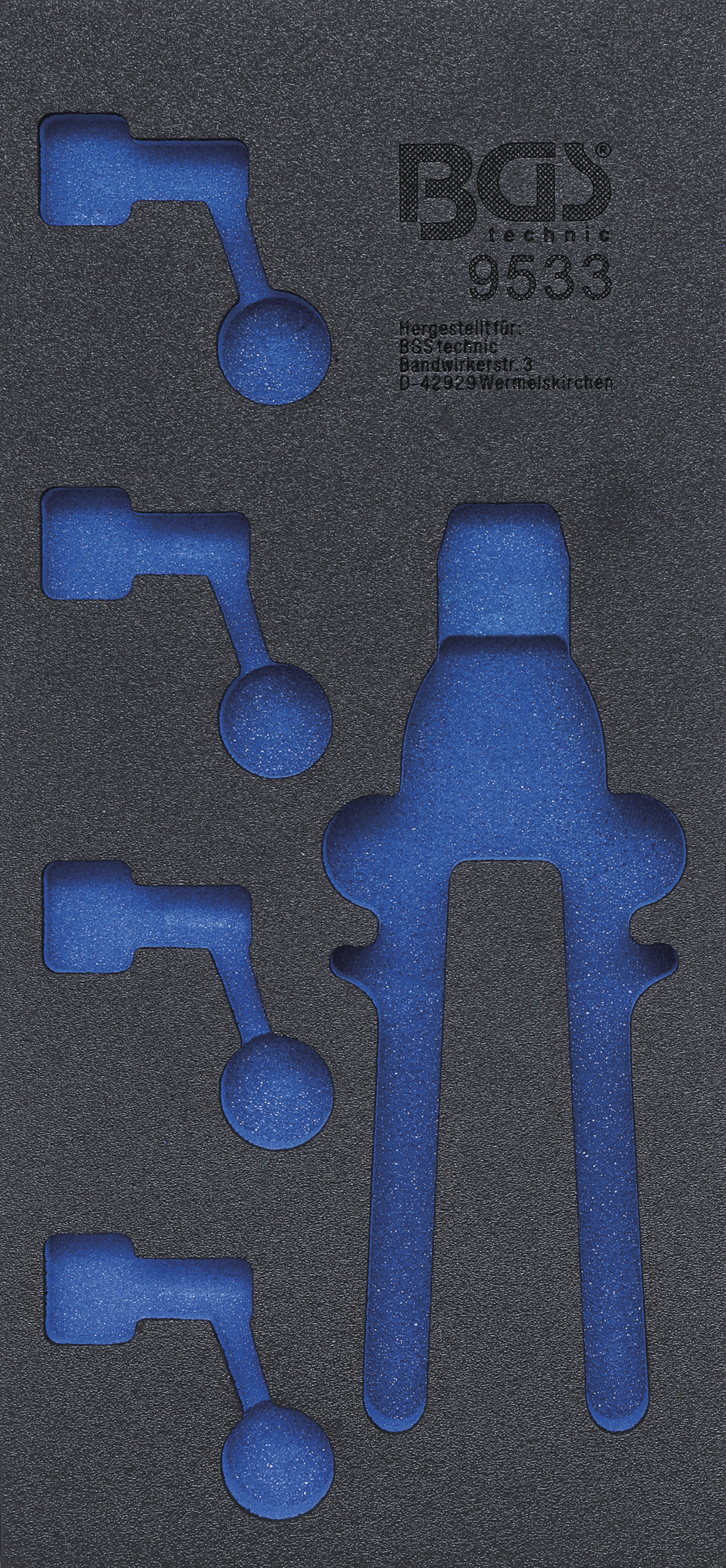 BGS Werkstattwageneinlage 1/3 | leer | für Art. 9533