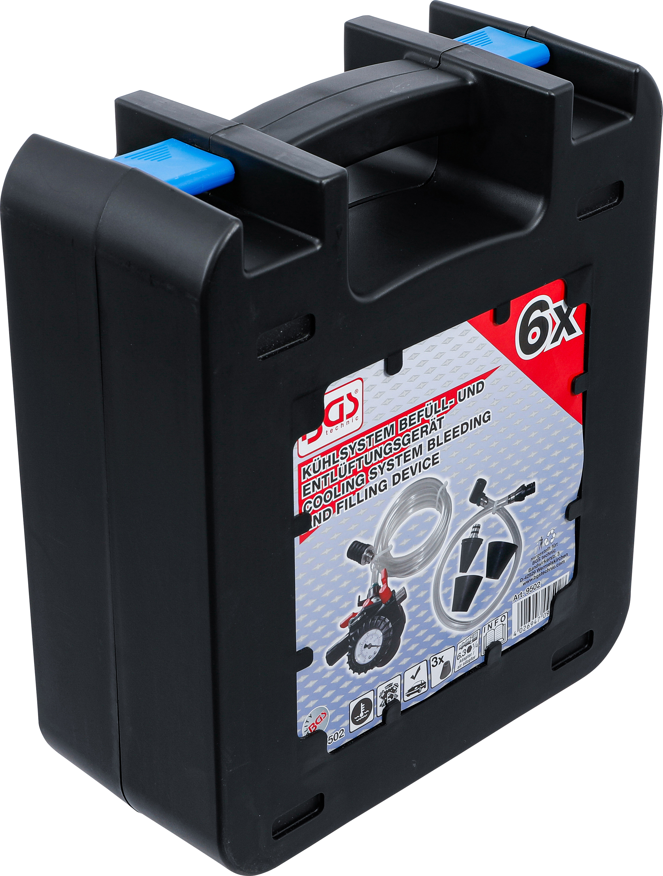 BGS Kühlsystem-Befüll- und Entlüftungsgerät | 6-tlg.