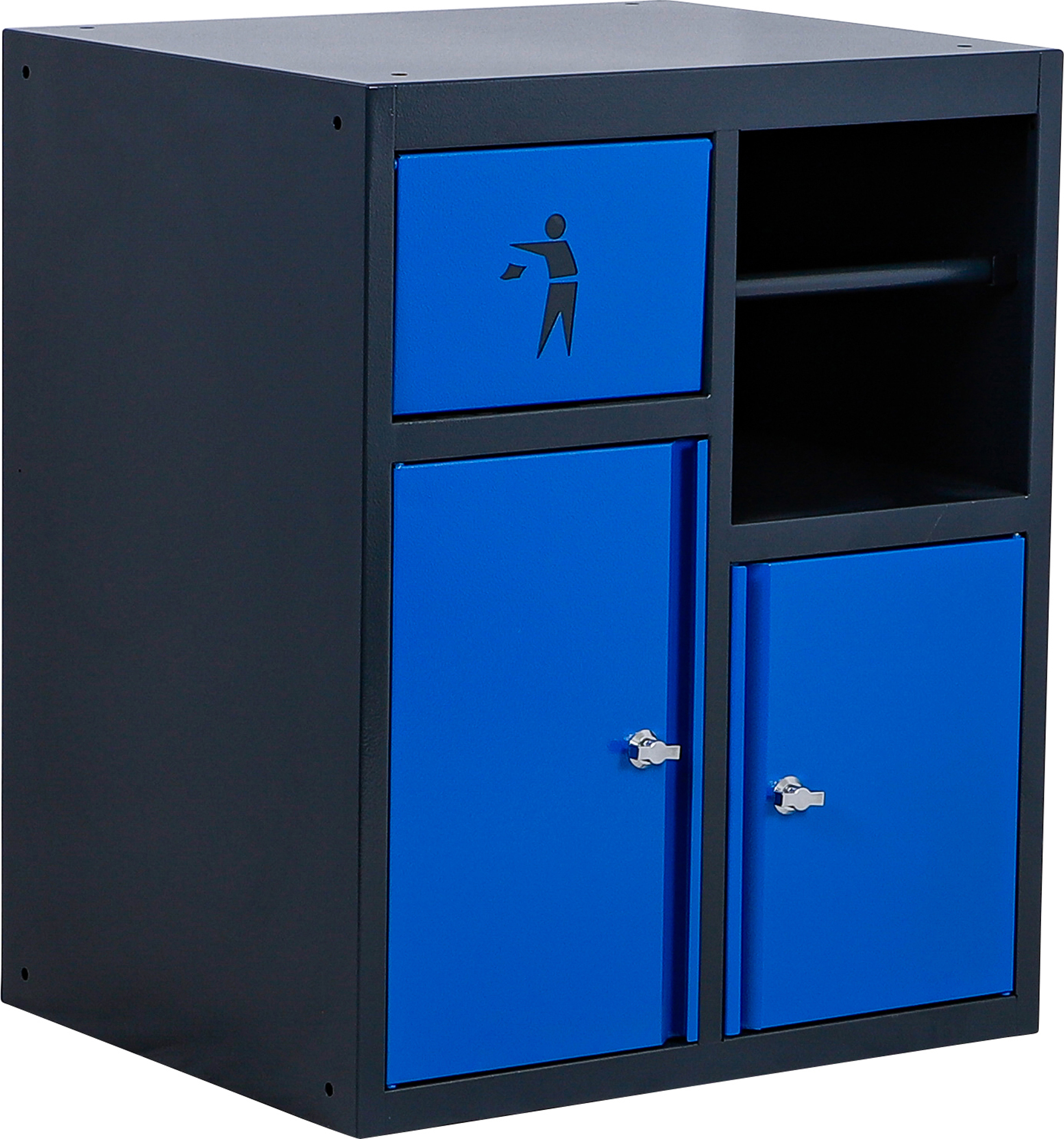 BGS Unterschrank | mit Rollenhalter und Abfallmodul