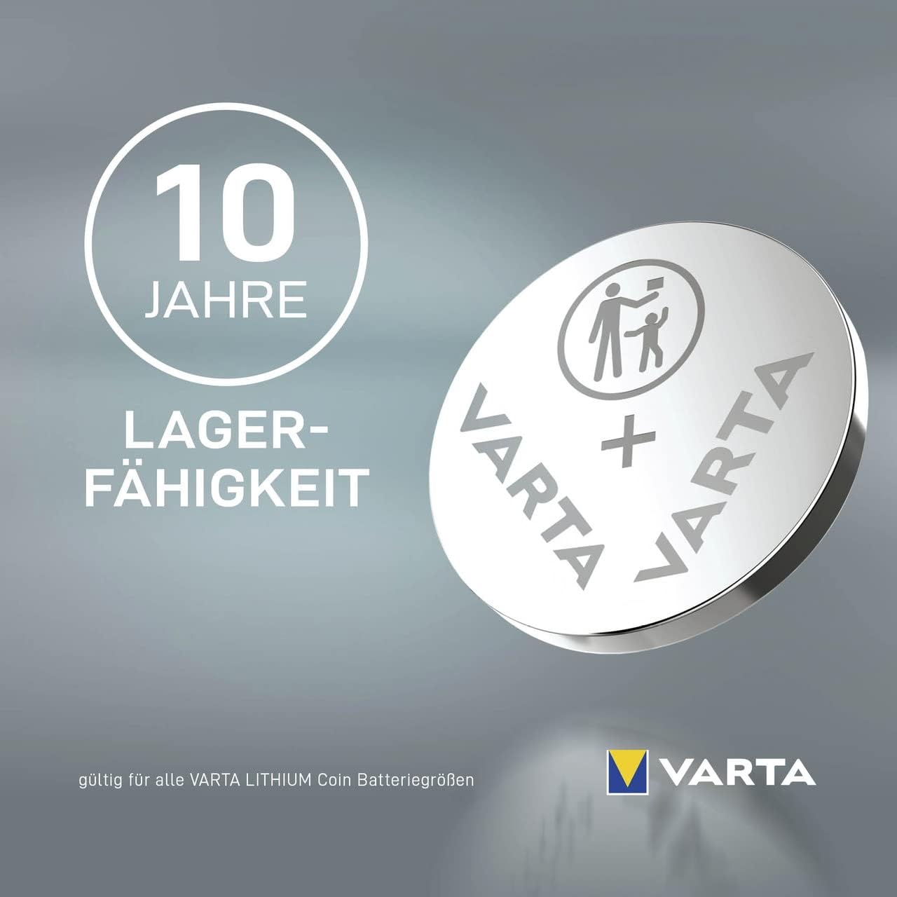 VARTA Batterien Knopfzelle CR2016 Lithium Coin 3V für elektronische Kleingeräte Autoschlüssel Fernbedienungen Waagen