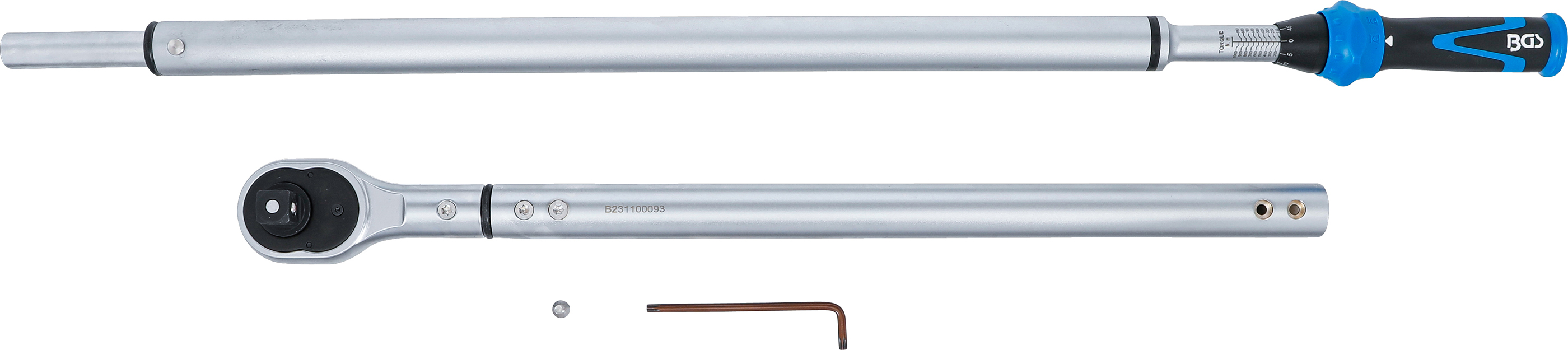 BGS Drehmomentschlüssel | Abtrieb Außenvierkant 20 mm (3/4") | 150 - 1000 Nm
