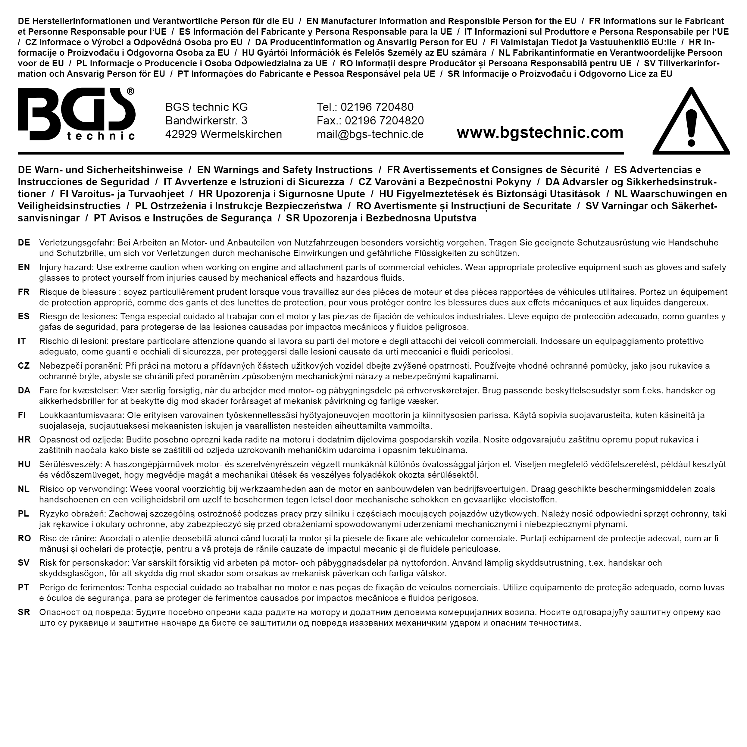 BGS Einspritzdüsen-Steckschlüssel | für Scania (340)