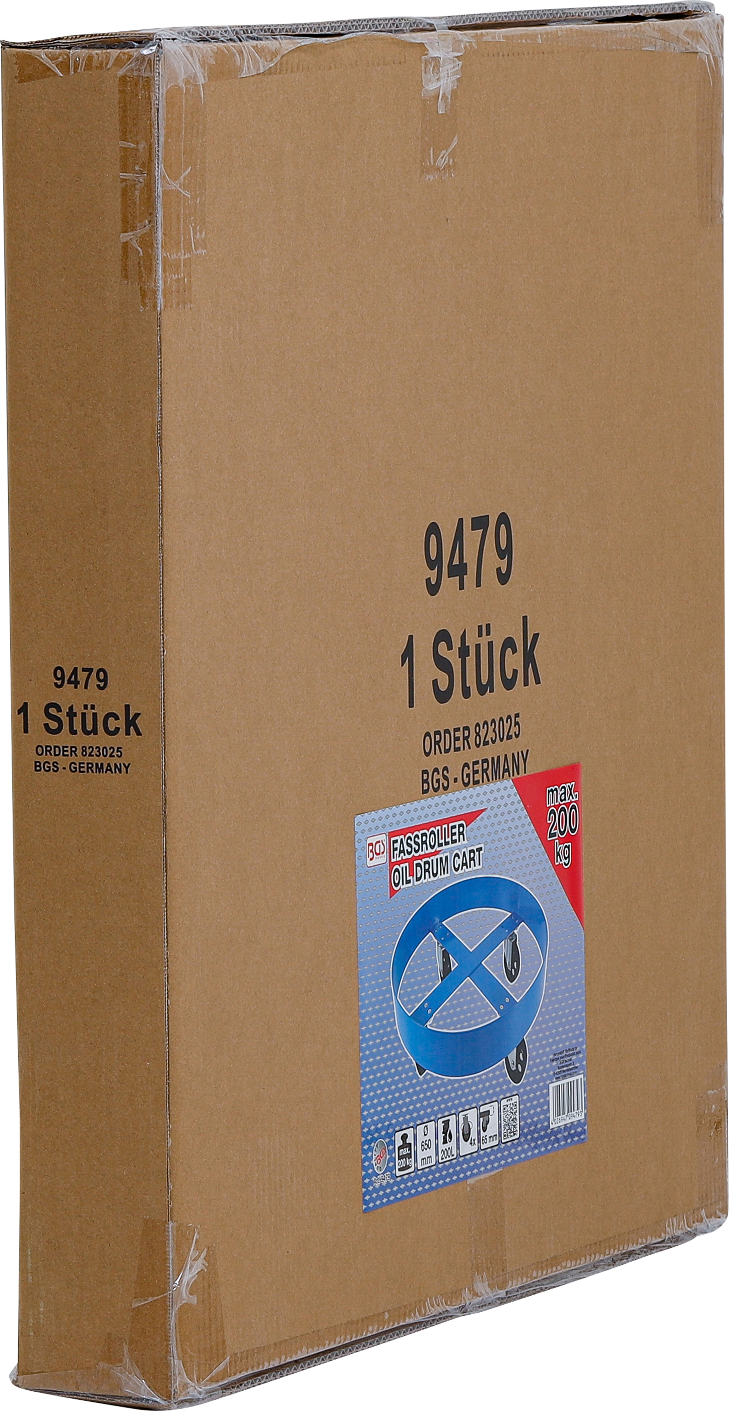 BGS Fassroller | Standardgröße | für 200 - l - Fässer