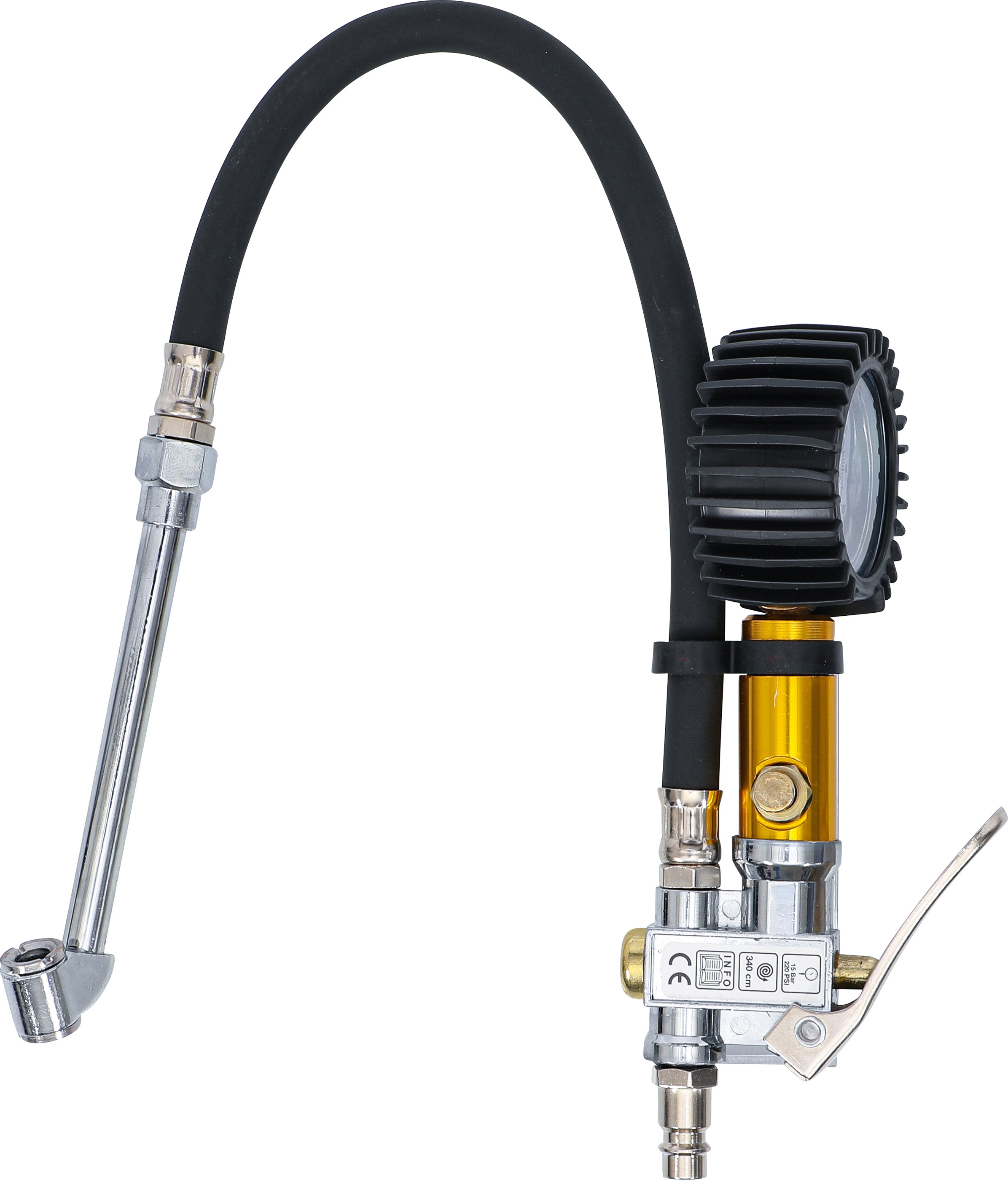 BGS Druckluft-Reifenfüller | 0 - 15 bar