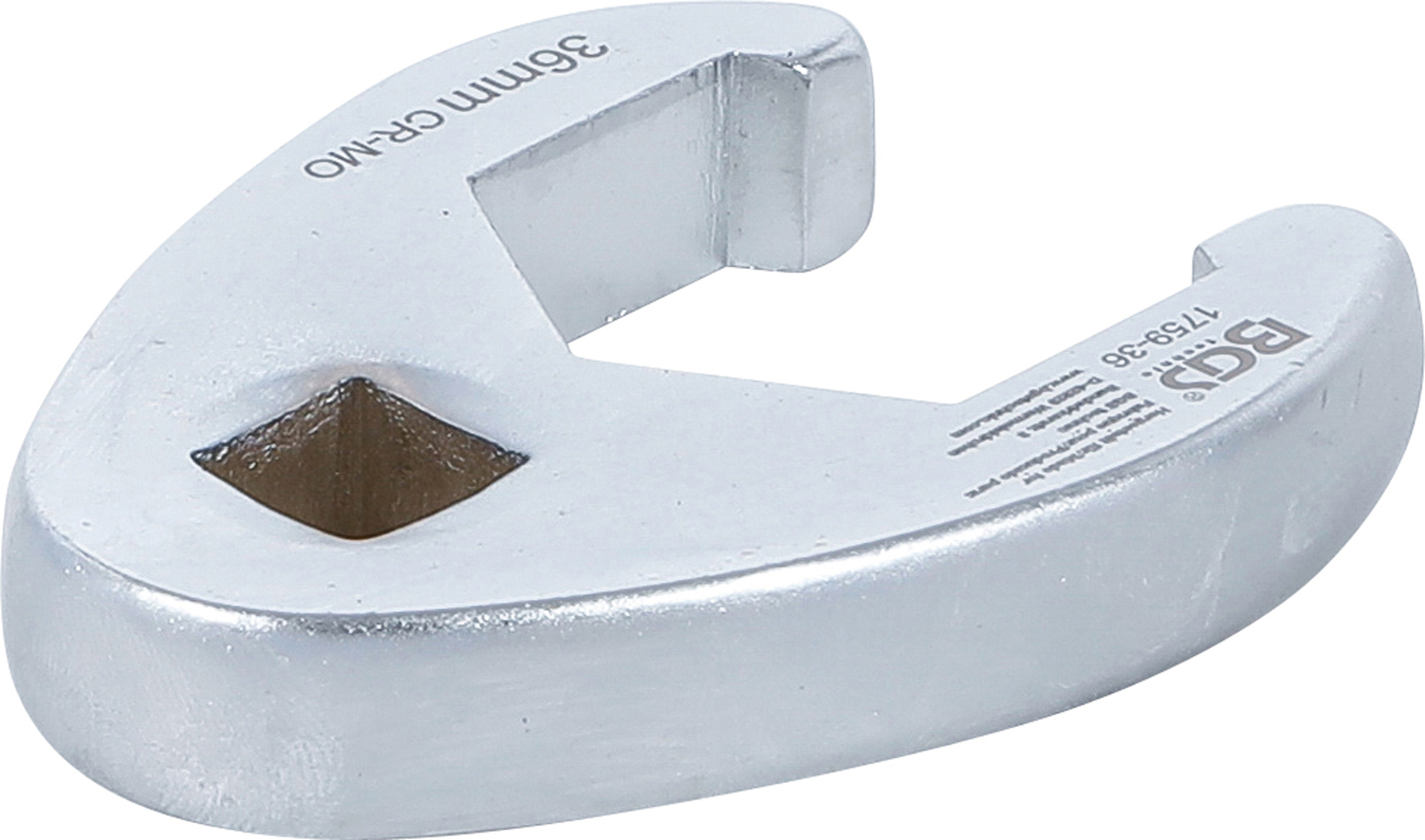 BGS Hahnenfußschlüssel | Antrieb Innenvierkant 12,5 mm (1/2") | SW 36 mm