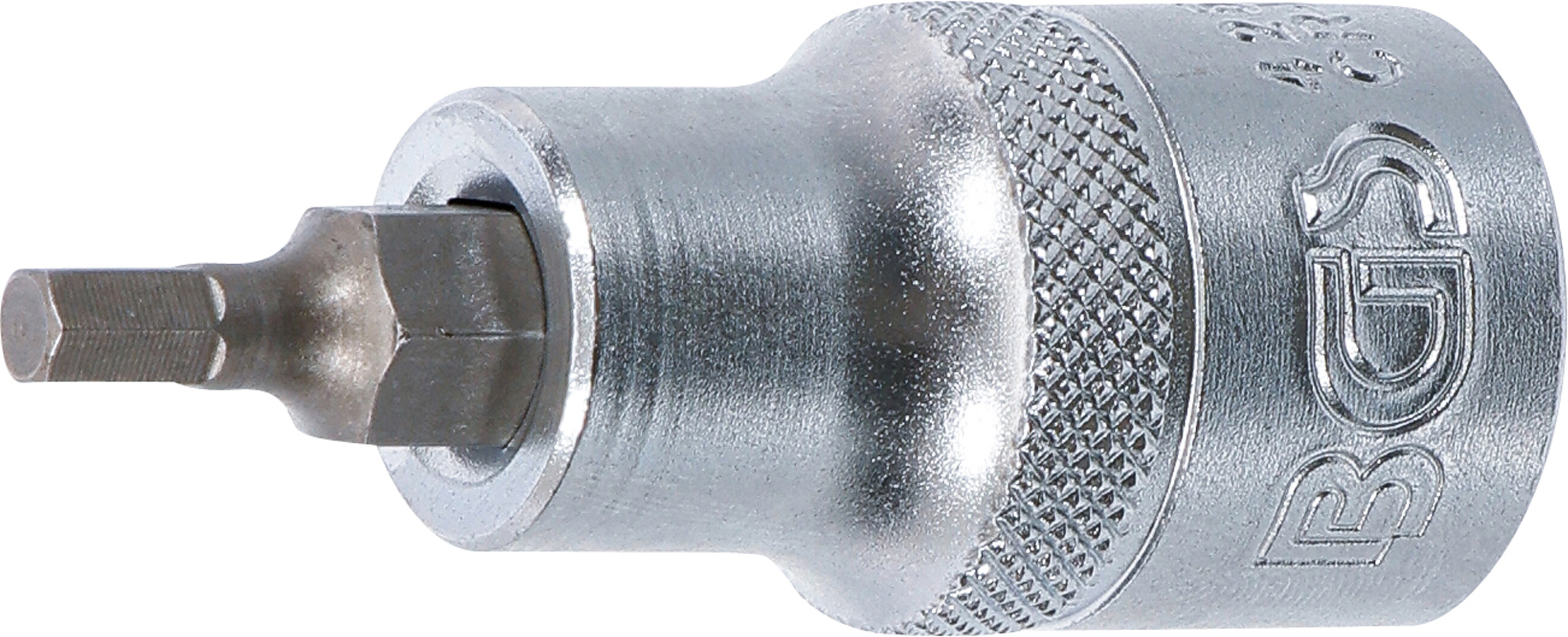 BGS Bit-Einsatz | Antrieb Innenvierkant 12,5 mm (1/2") | Innensechskant 4 mm