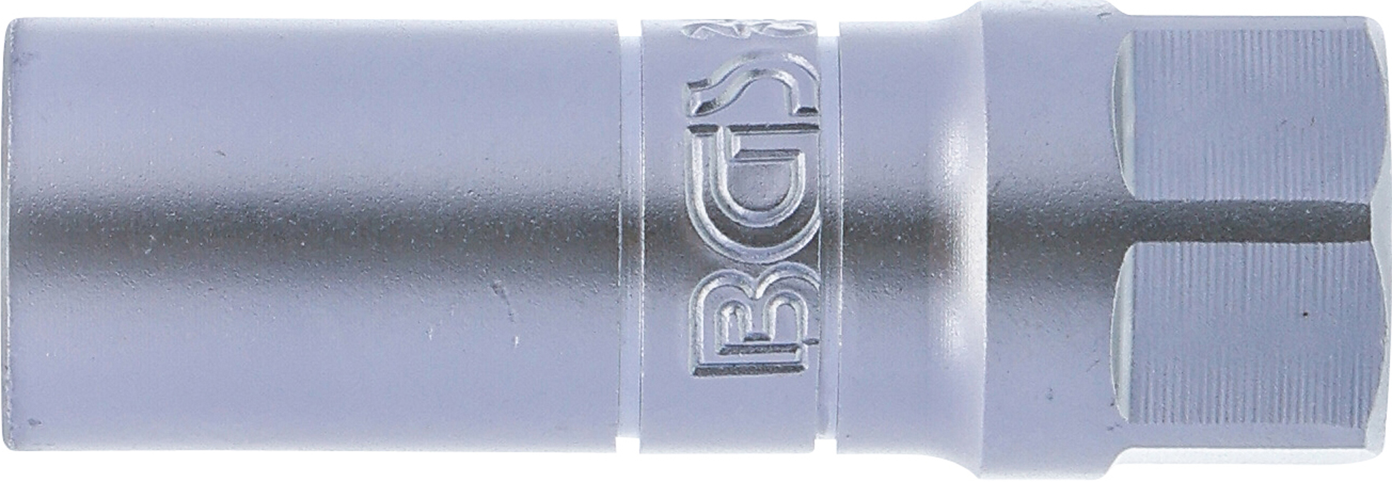 BGS Zündkerzen-Einsatz Sechskant | Antrieb Innenvierkant 12,5 mm (1/2") | SW 14 mm