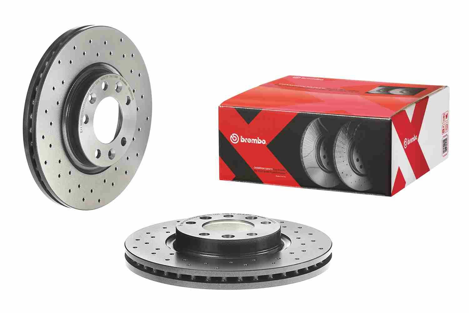 Bremsscheibe “BREMBO gelocht/innenbelüftet , 26 mm, 5 ”