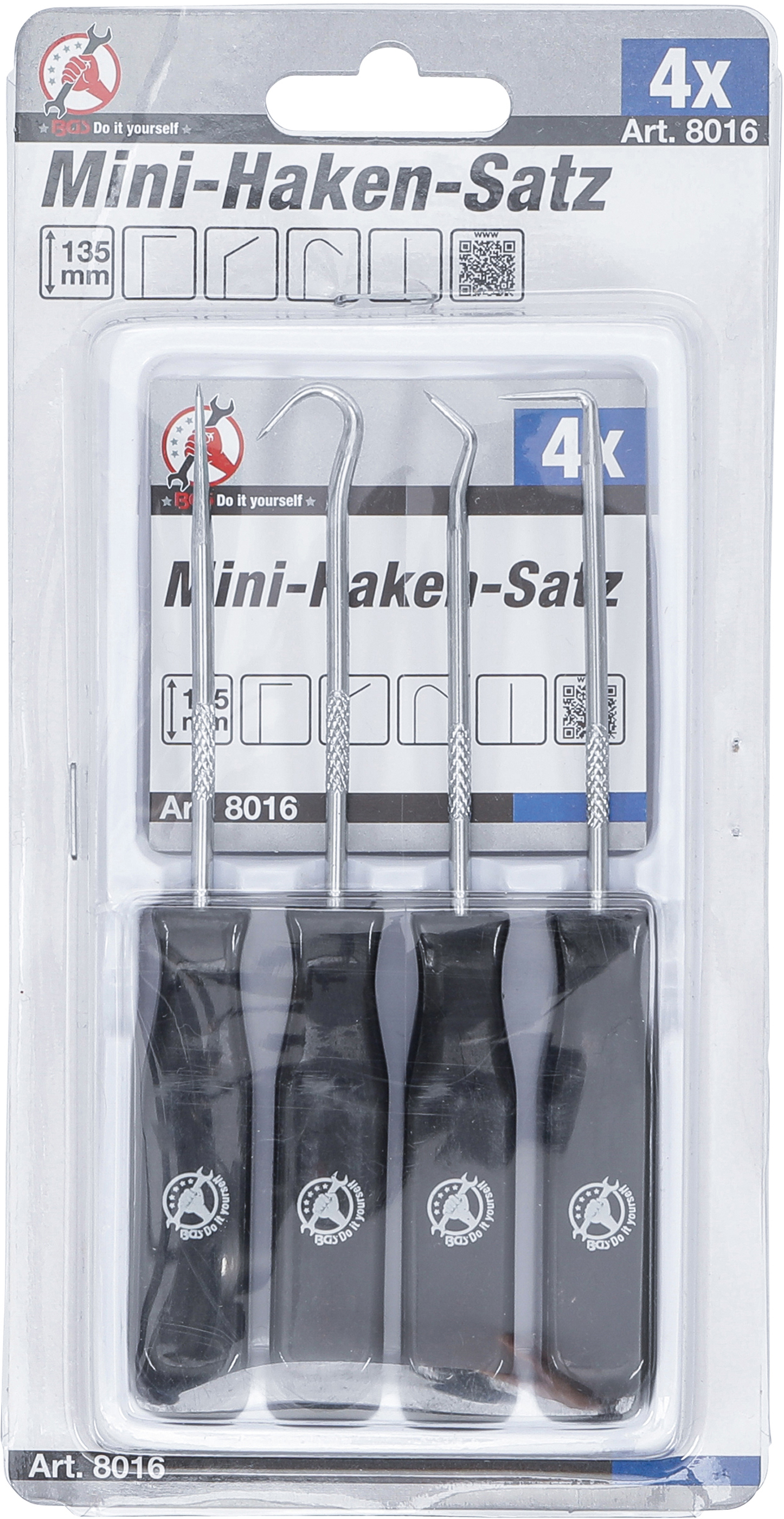 BGS Mini-Haken-Satz | 4-tlg.