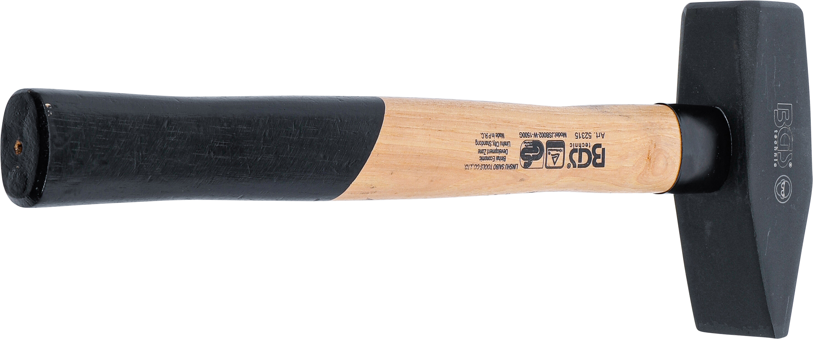 BGS Schlosserhammer | Hickory-Stiel | DIN 1041 | 1500 g
