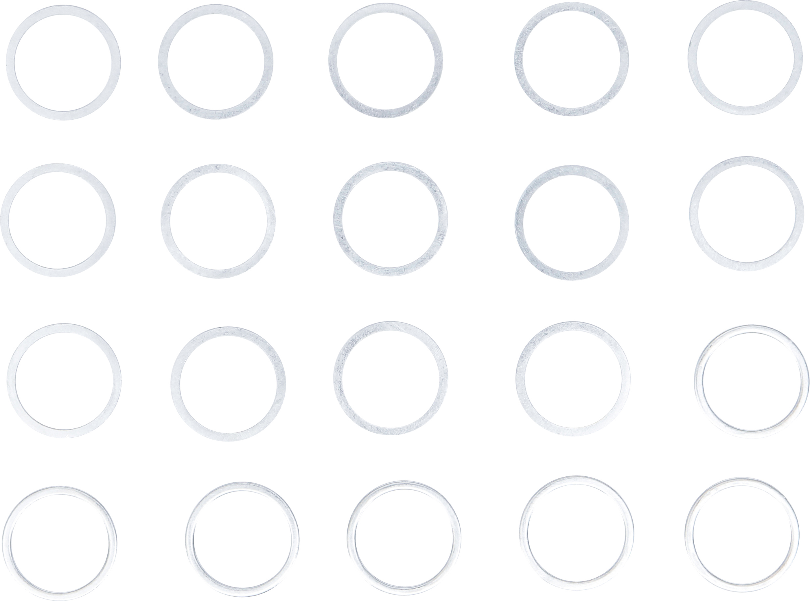 BGS Dichtring-Sortiment | zu Art. 126 | Ø 20 / 23,5 mm | 20-tlg.
