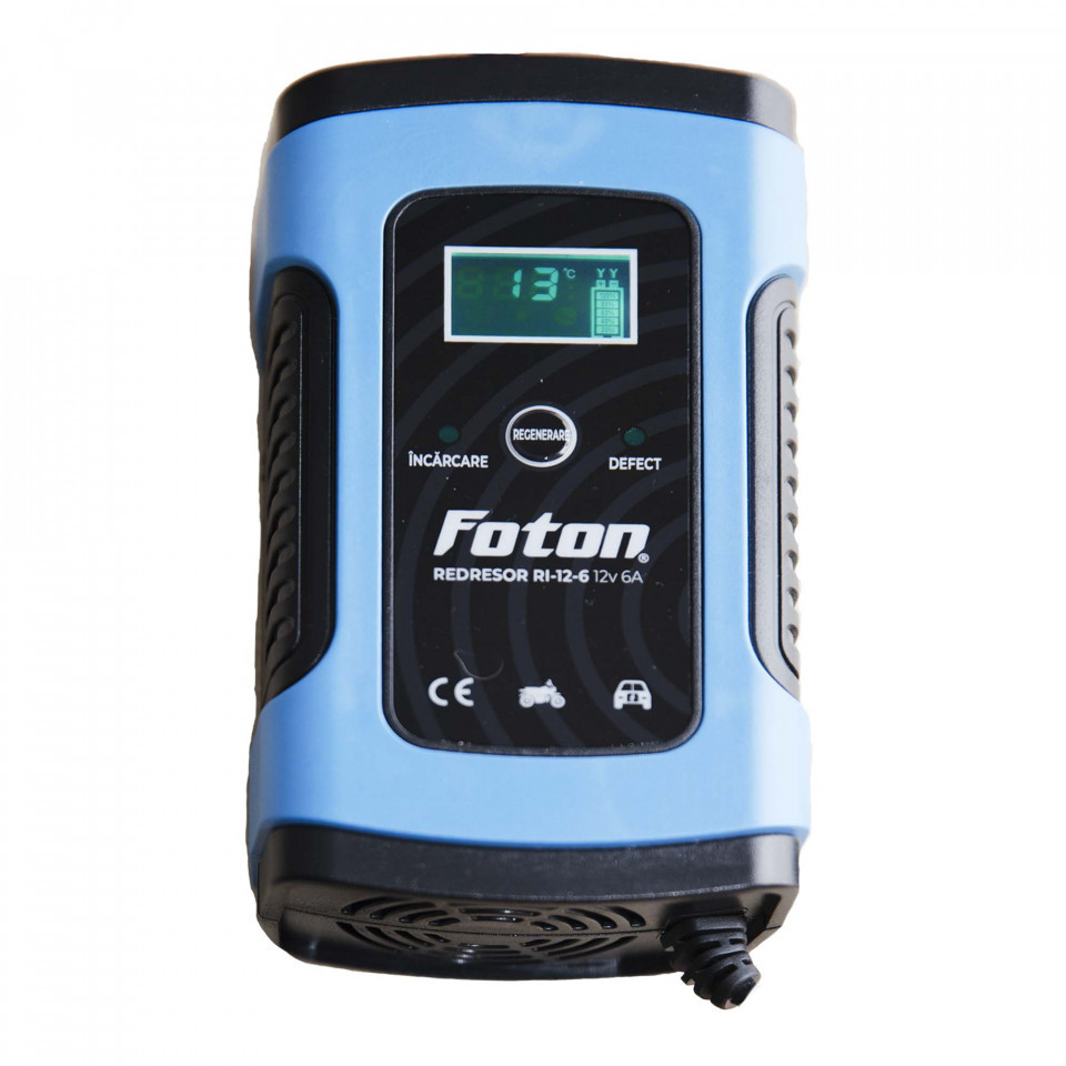 Foton Batterieladegerät 12V 6A mit Batterie Reparatur Funktion
