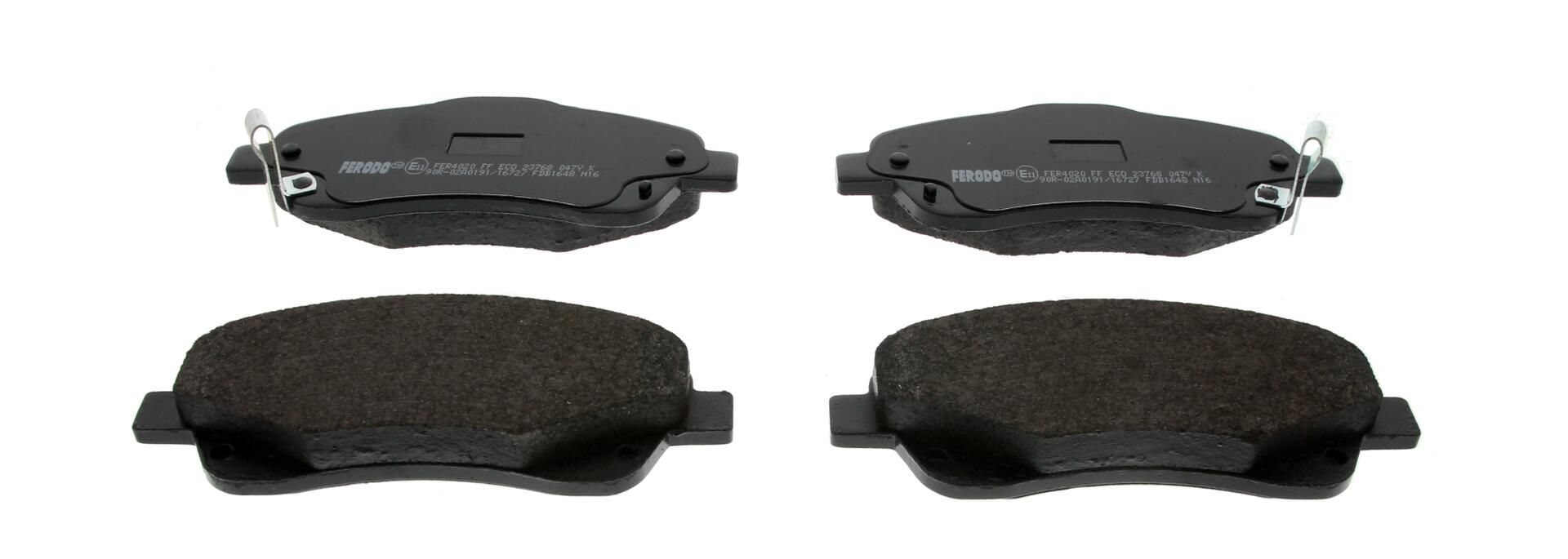 Bremsbelagsatz, Scheibenbremse