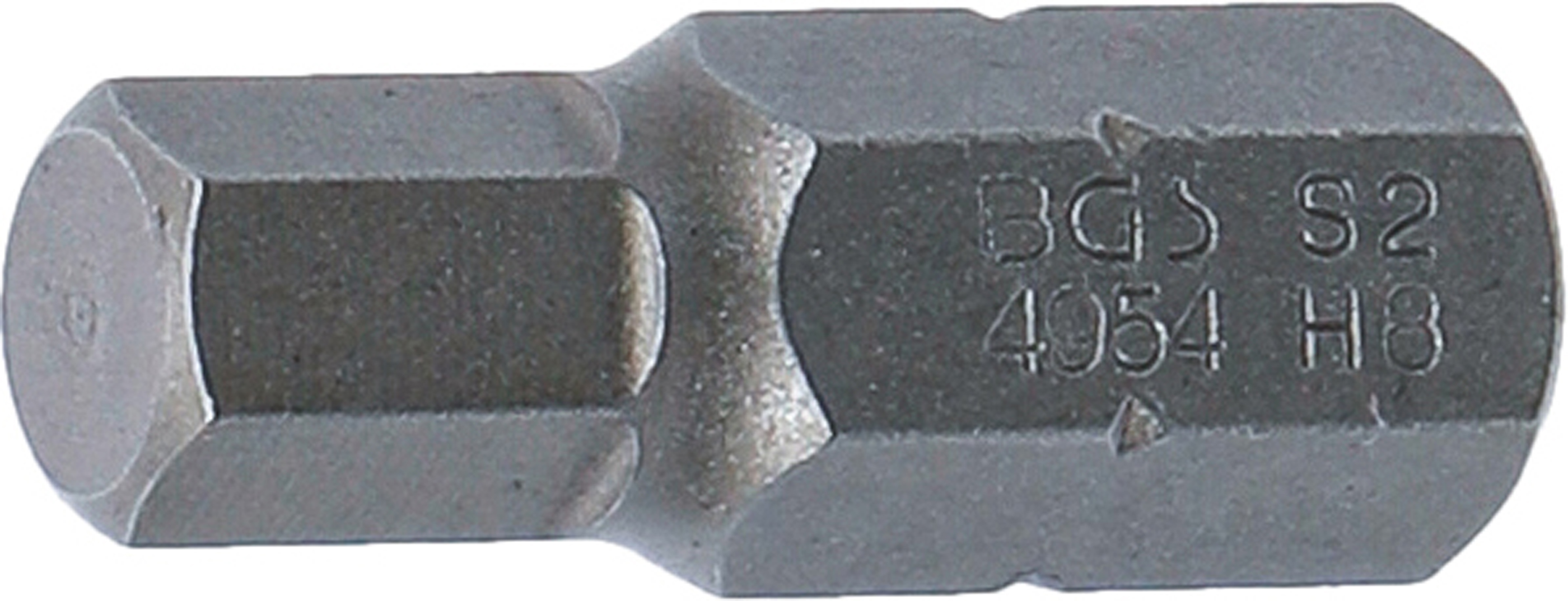BGS Bit | Länge 30 mm | Antrieb Außensechskant 10 mm (3/8") | Innensechskant 8 mm