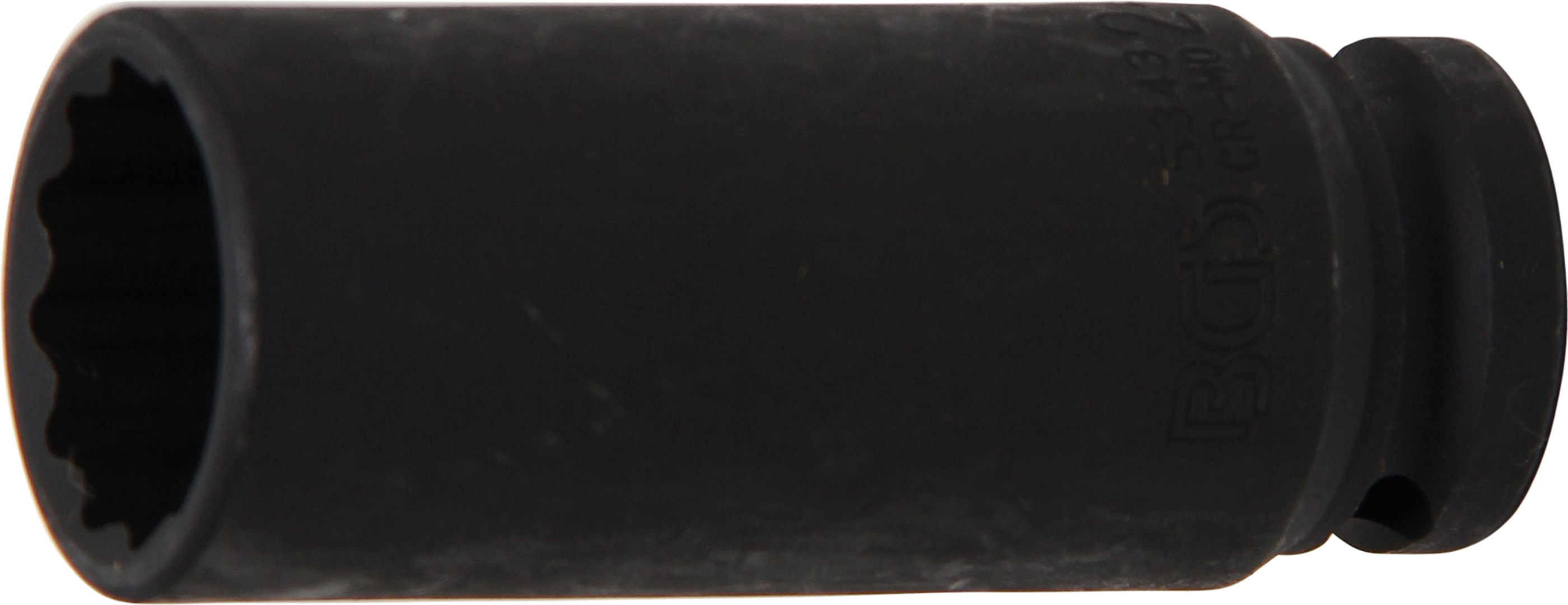 BGS Kraft-Steckschlüssel-Einsatz Zwölfkant | Antrieb Innenvierkant 12,5 mm (1/2") | SW 24 mm