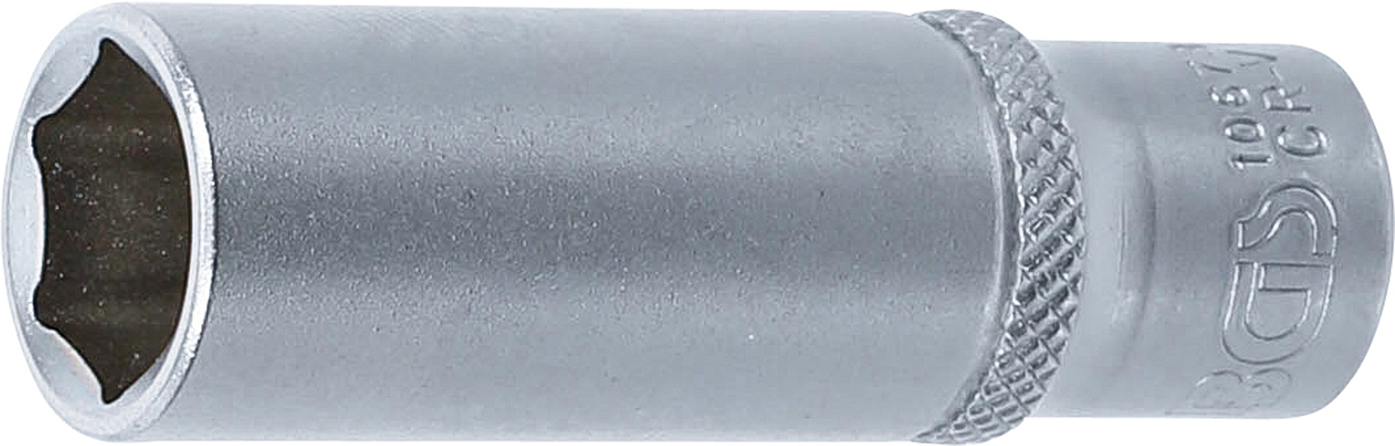 BGS Steckschlüssel-Einsatz Sechskant, tief | Antrieb Innenvierkant 6,3 mm (1/4") | SW 7/16"