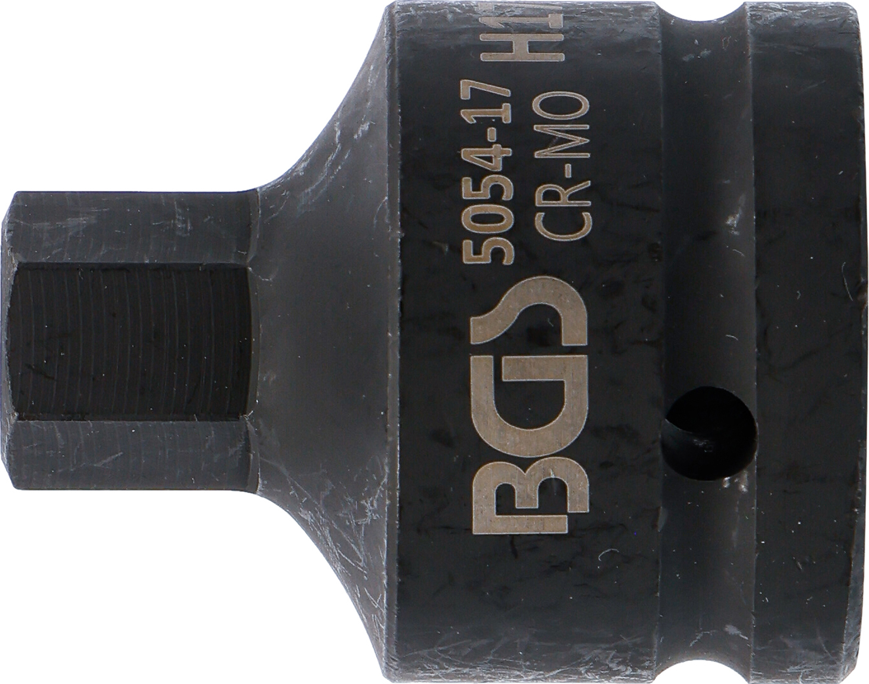 BGS Kraft-Bit-Einsatz | Länge 55 mm | Antrieb Innenvierkant 20 mm (3/4") | Innensechskant 17 mm