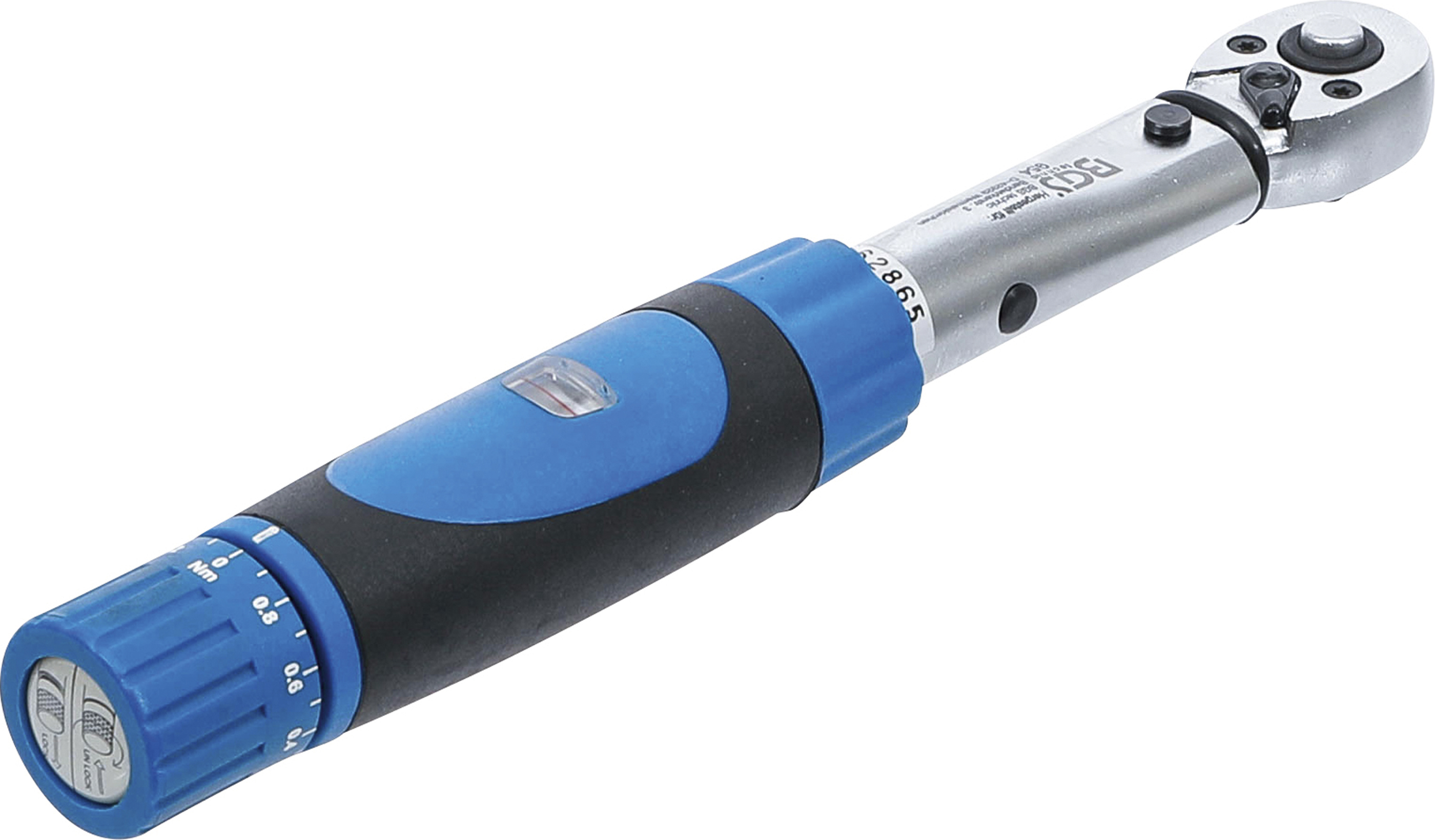 BGS Drehmomentschlüssel | Abtrieb Außenvierkant 6,3 mm (1/4") | 1 - 6 Nm