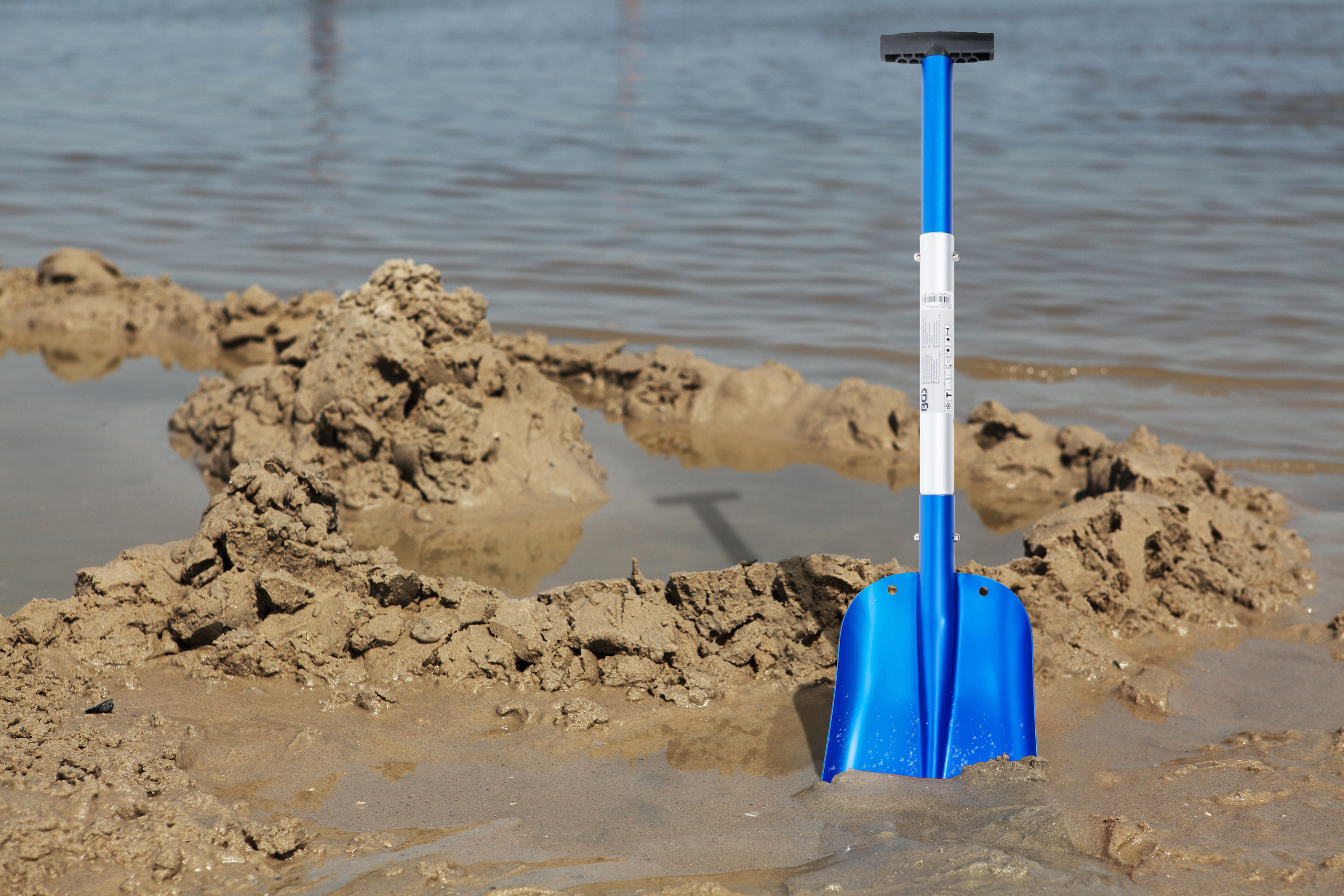 BGS Aluminium-Schneeschaufel | mit steckbarem Schnellverschluss-Stiel