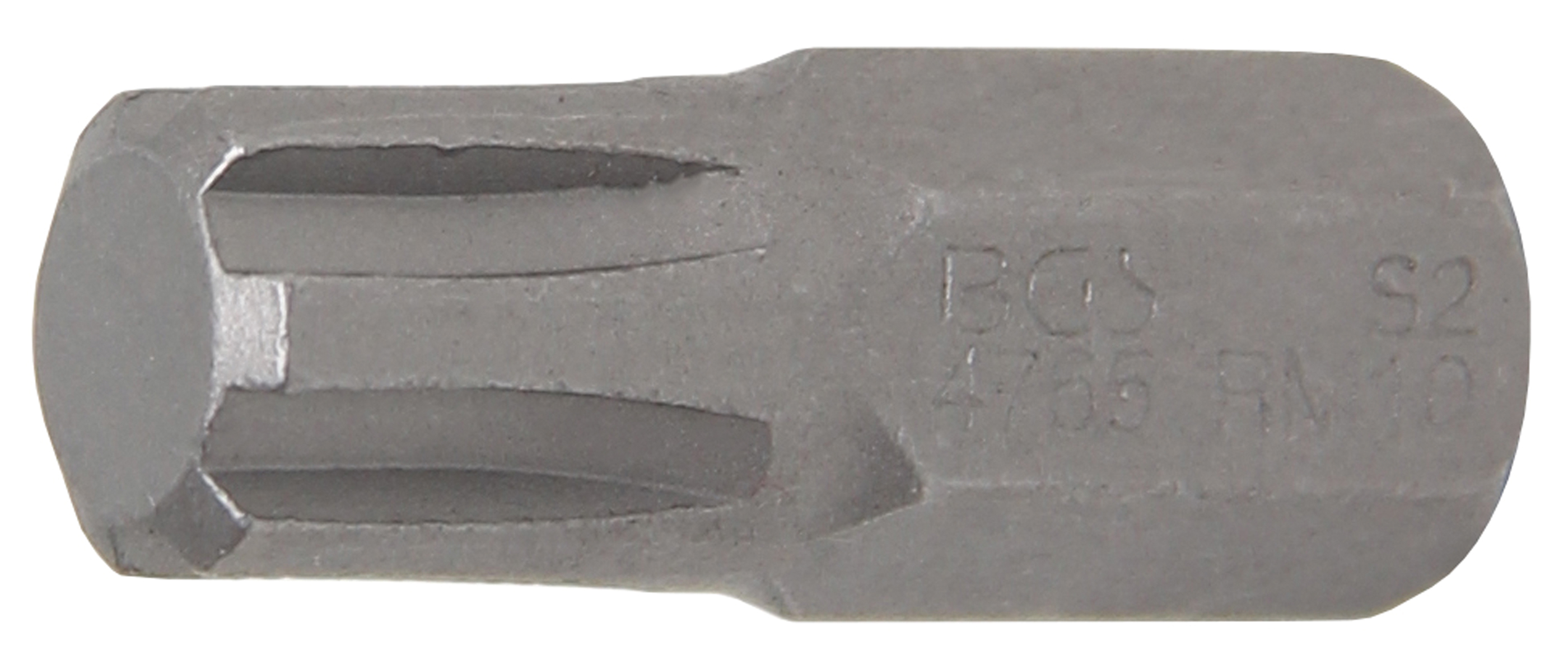 BGS Bit | Länge 30 mm | Antrieb Außensechskant 10 mm (3/8") | Keil-Profil (für RIBE) M10
