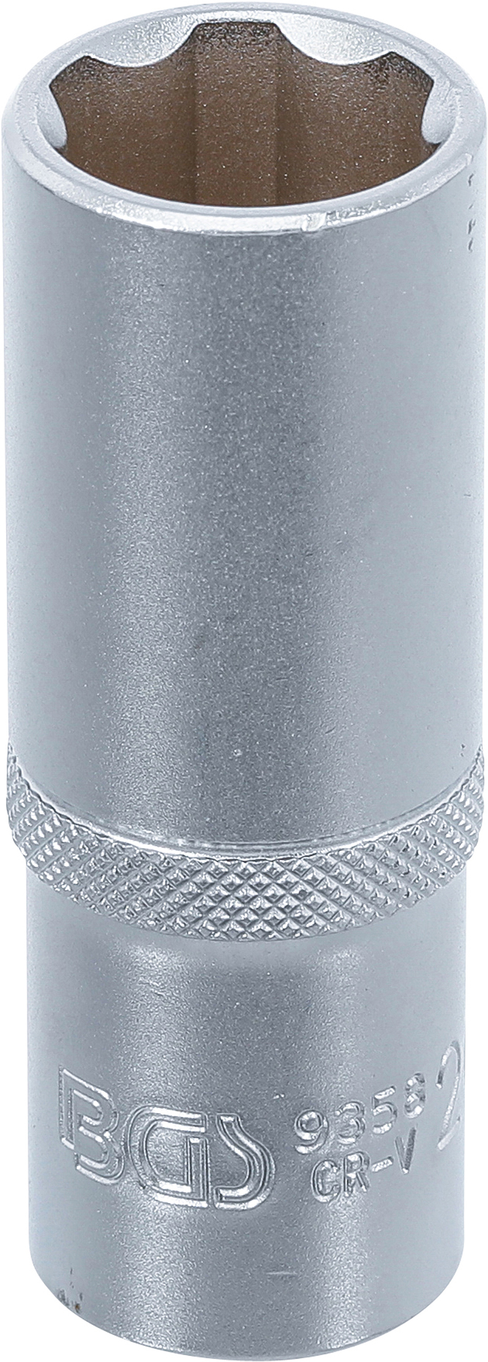 BGS Steckschlüssel-Einsatz Super Lock, tief | Antrieb Innenvierkant 12,5 mm (1/2") | SW 20 mm