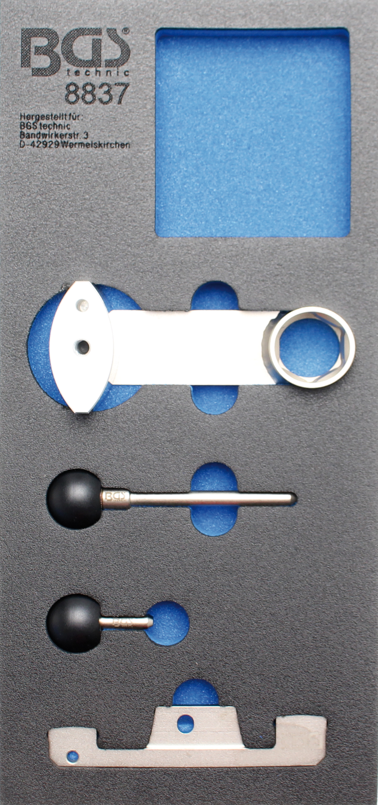 BGS Werkstattwageneinlage 1/3: Motor-Einstellwerkzeug-Satz | für Porsche 911 (996, 997)