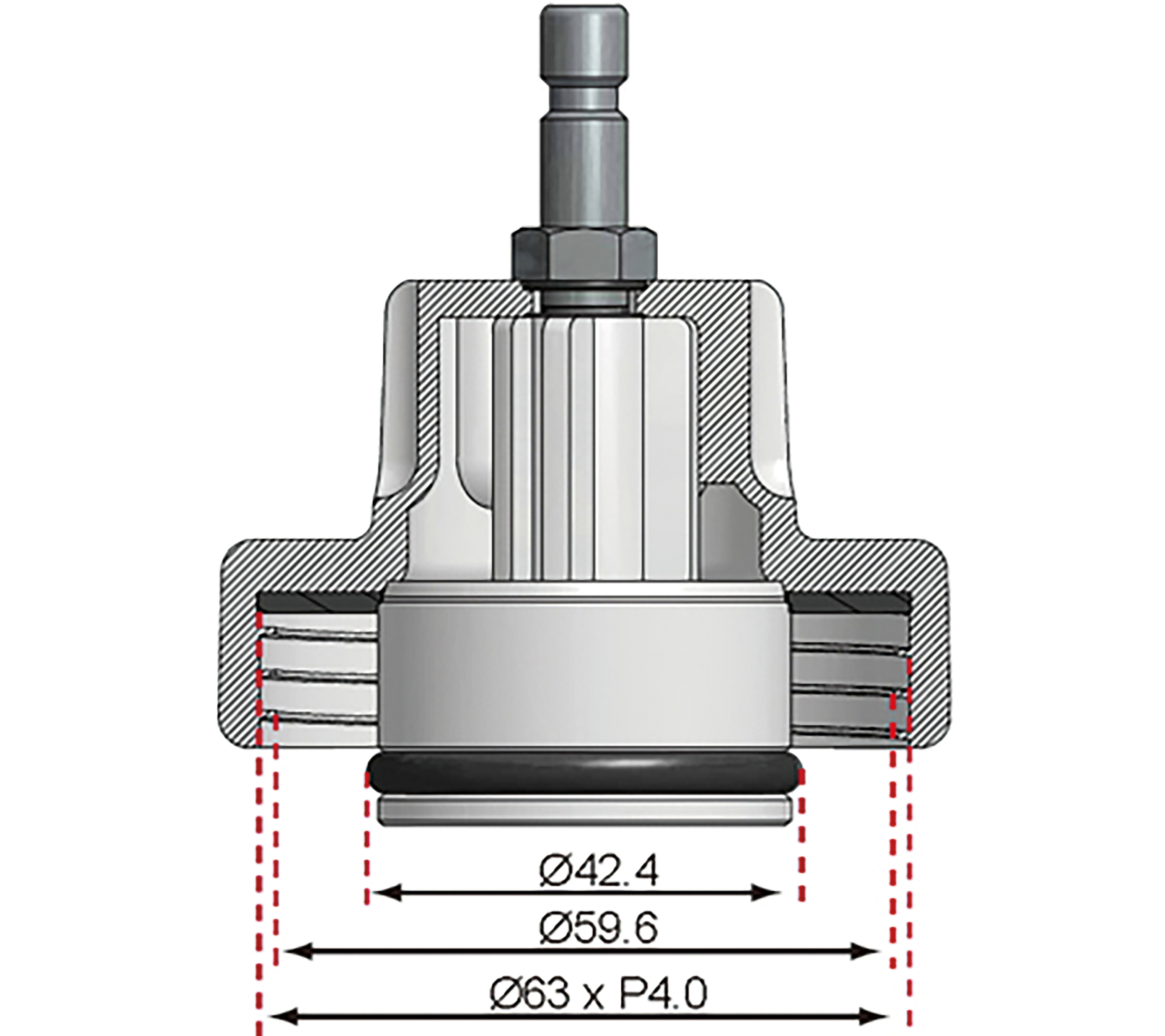 BGS Adapter Nr. 13 für Art. 8027, 8098 | für Chrysler, Mercedes-Benz