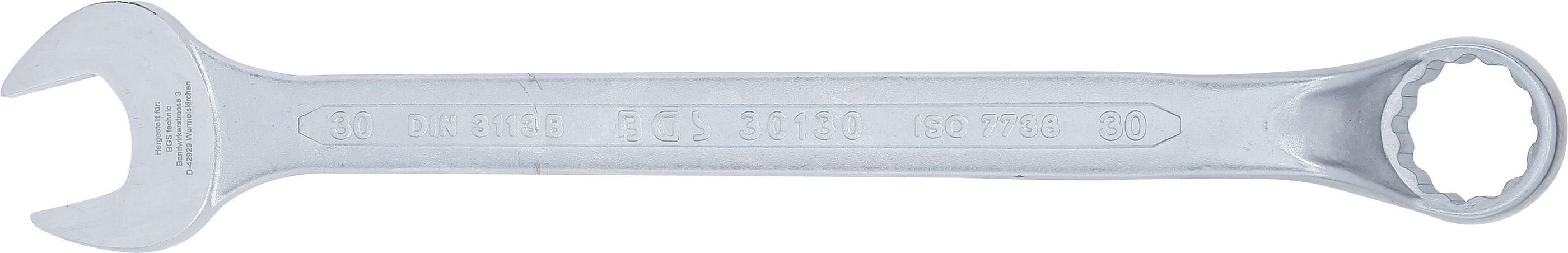 BGS Maul-Ringschlüssel, gekröpft | SW 30 mm