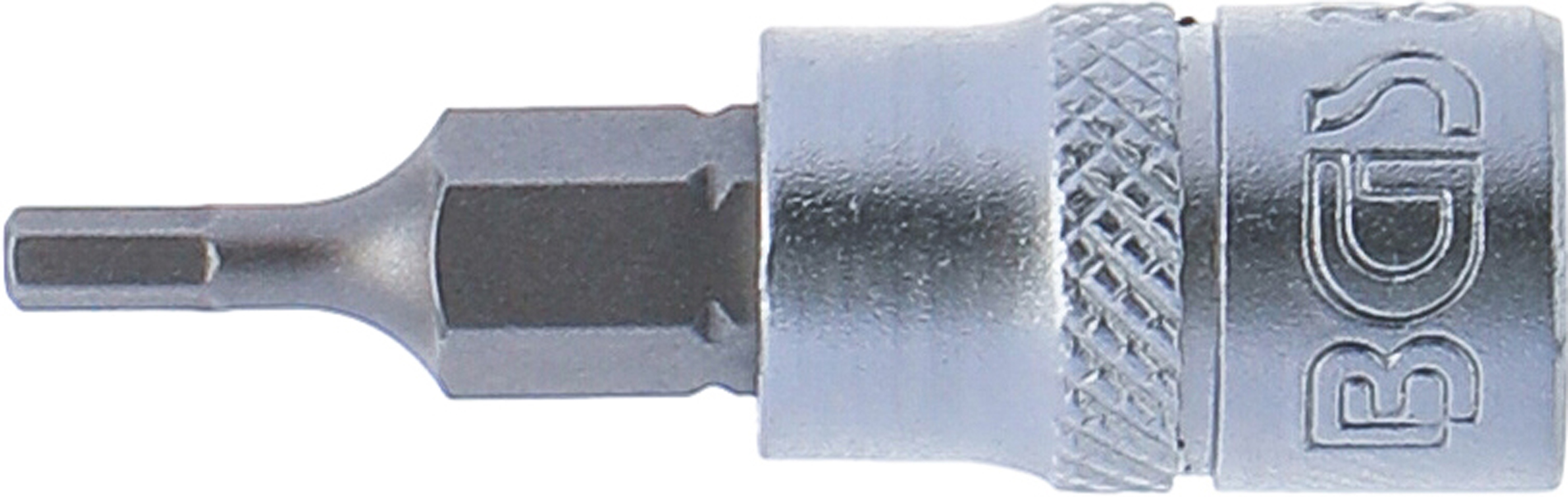 BGS Bit-Einsatz | Antrieb Innenvierkant 6,3 mm (1/4") | Innensechskant 3/32"