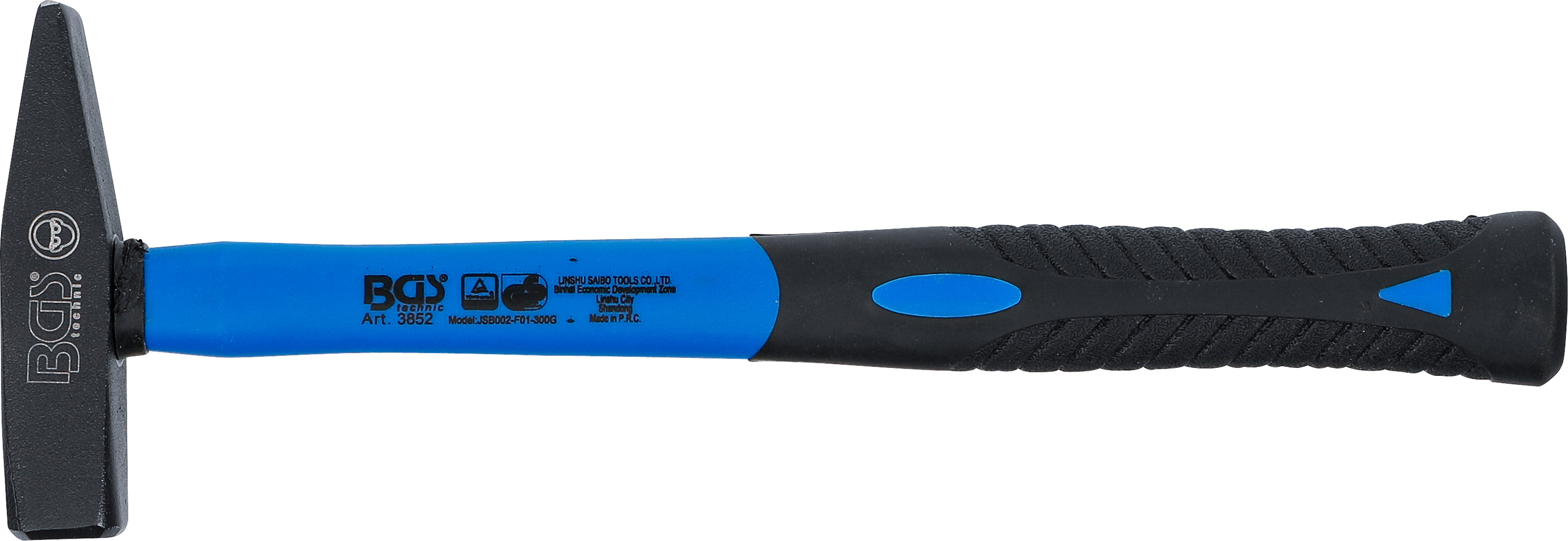 BGS Schlosserhammer | Fiberglasstiel | DIN 1041 | 300 g