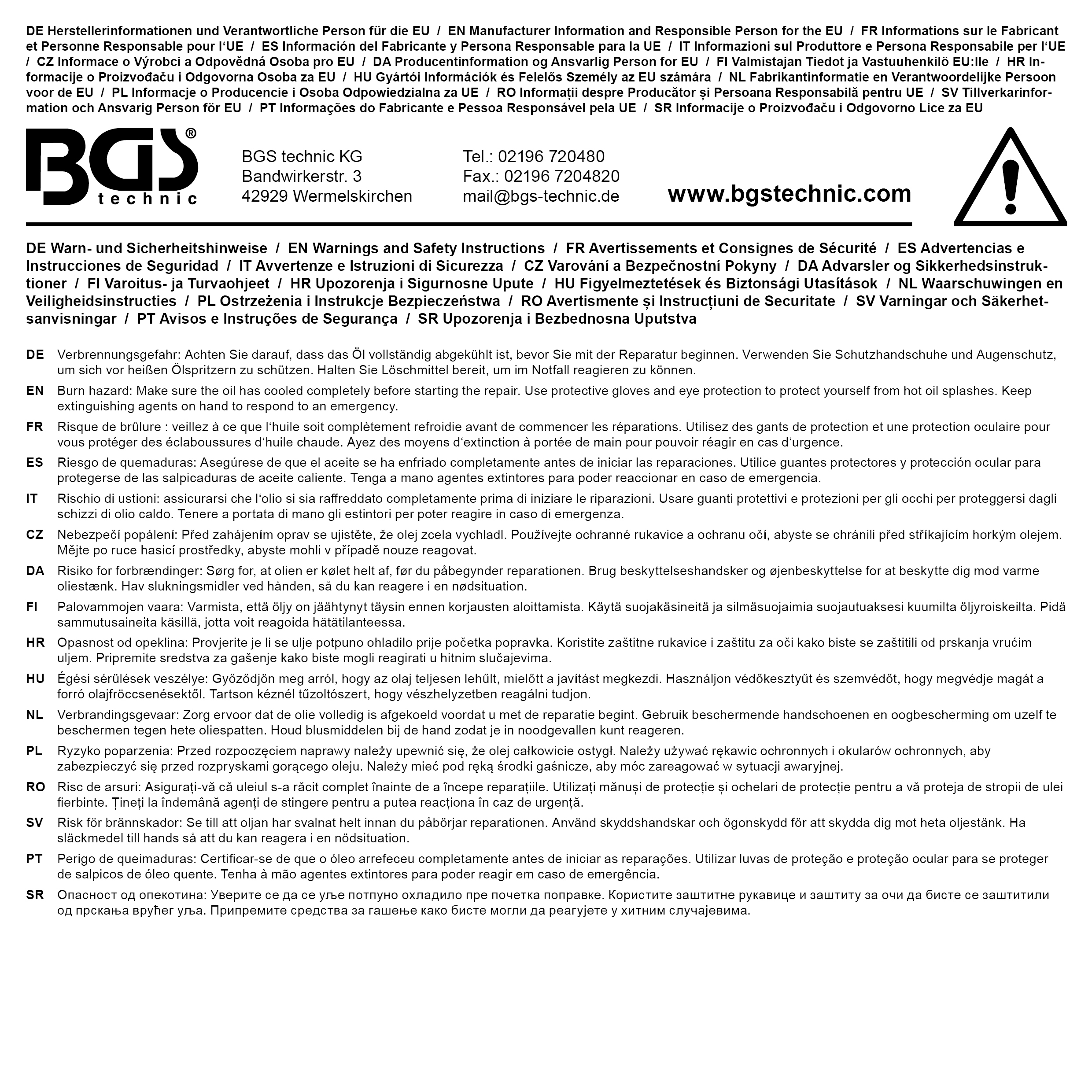 BGS Dichtring-Sortiment | zu Art. 126 | Ø 15 / 18,5 mm | 20-tlg.